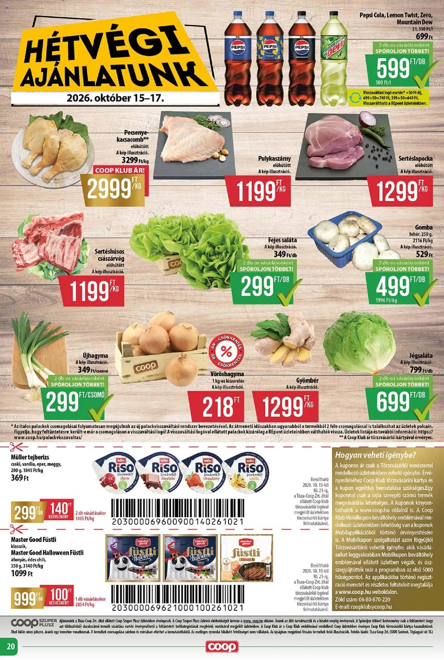 COOP - Szuper Plusz / Tisza 2026.10.15. - lapozható formában szórólap ✳️