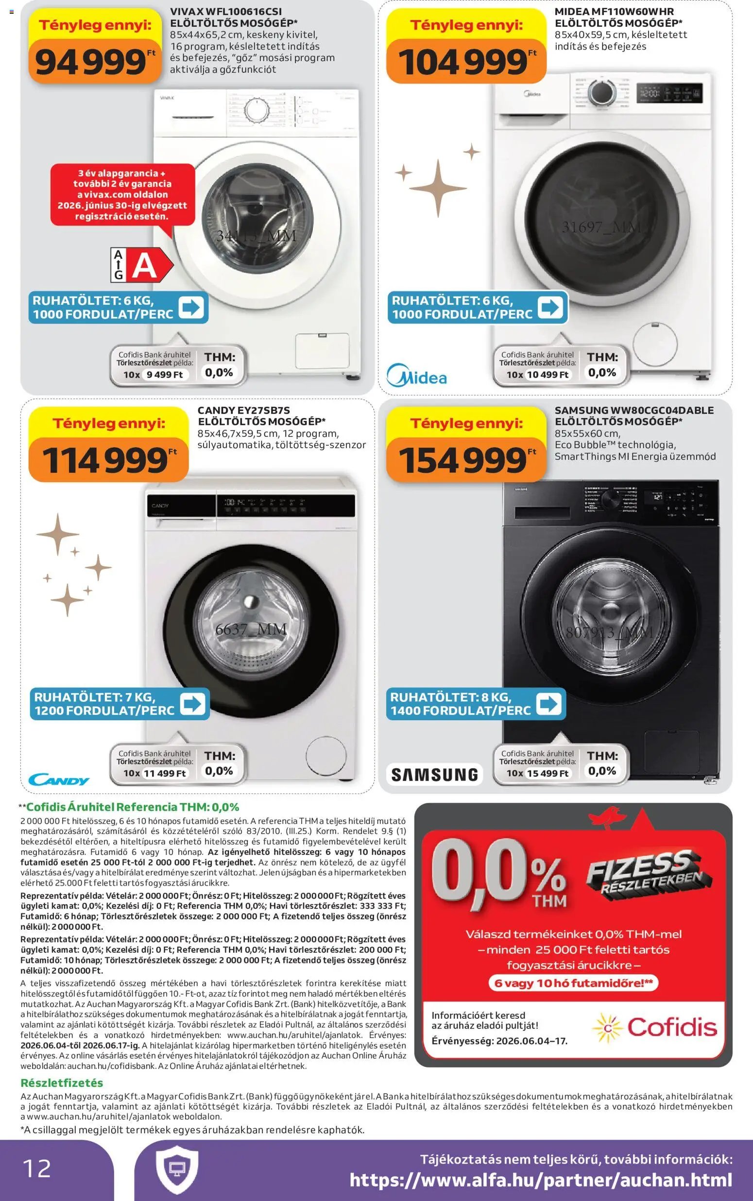 Auchan újság 2026.06.04. Auchan Fehér hetek ajánlatai
