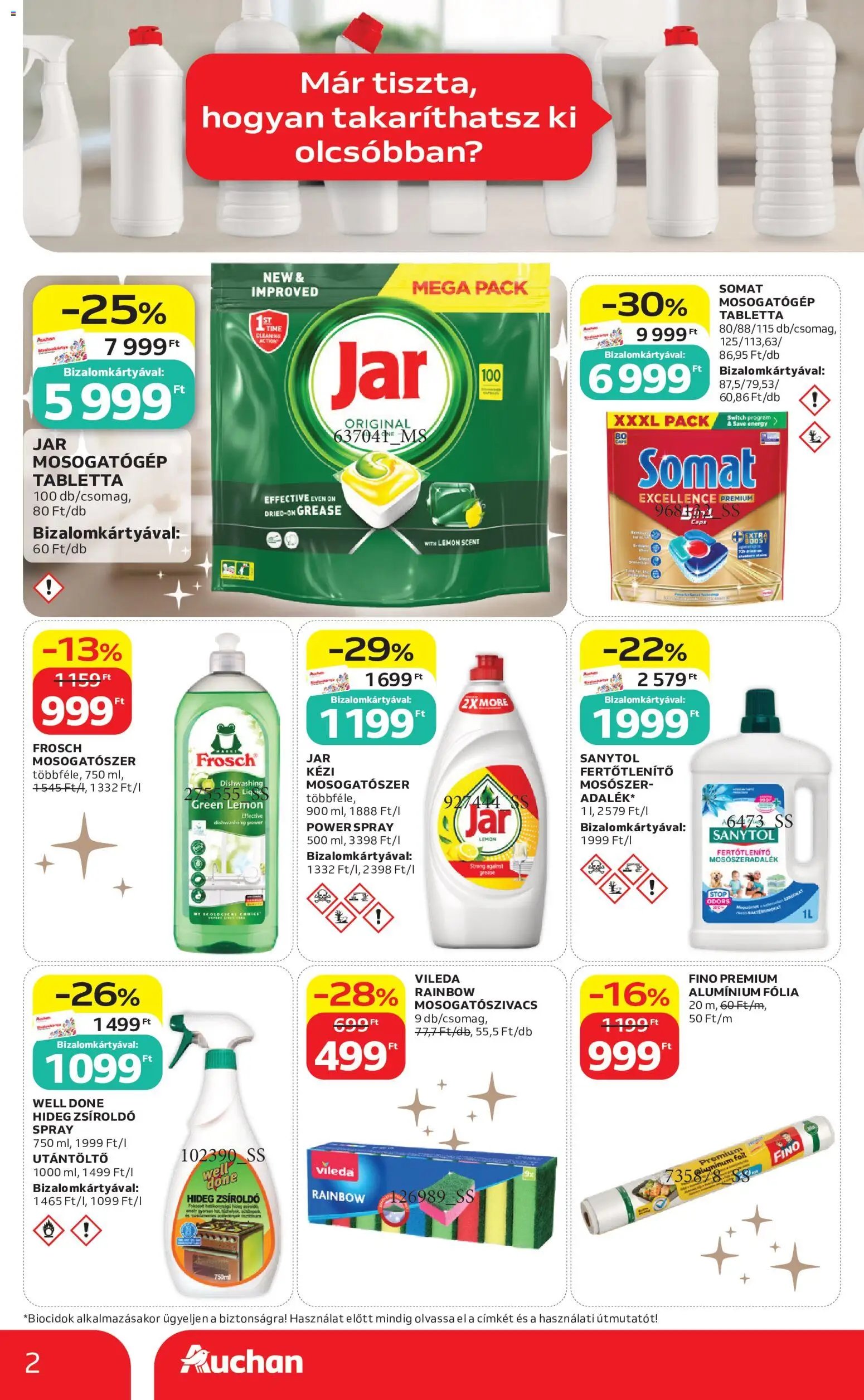 Auchan újság 2026.06.04. Auchan Fehér hetek ajánlatai