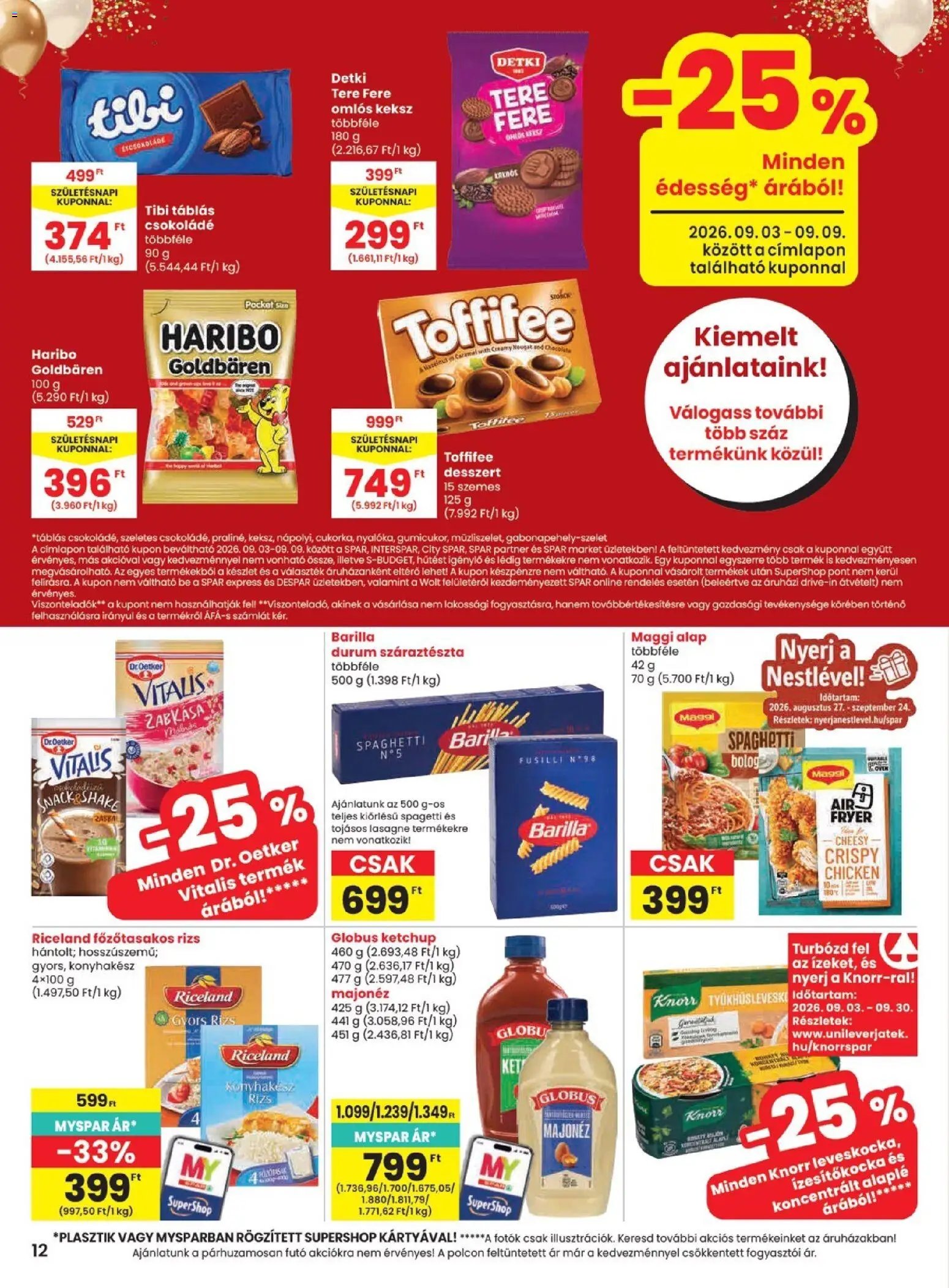 Spar újság 2026.09.03. Spar akciós újság