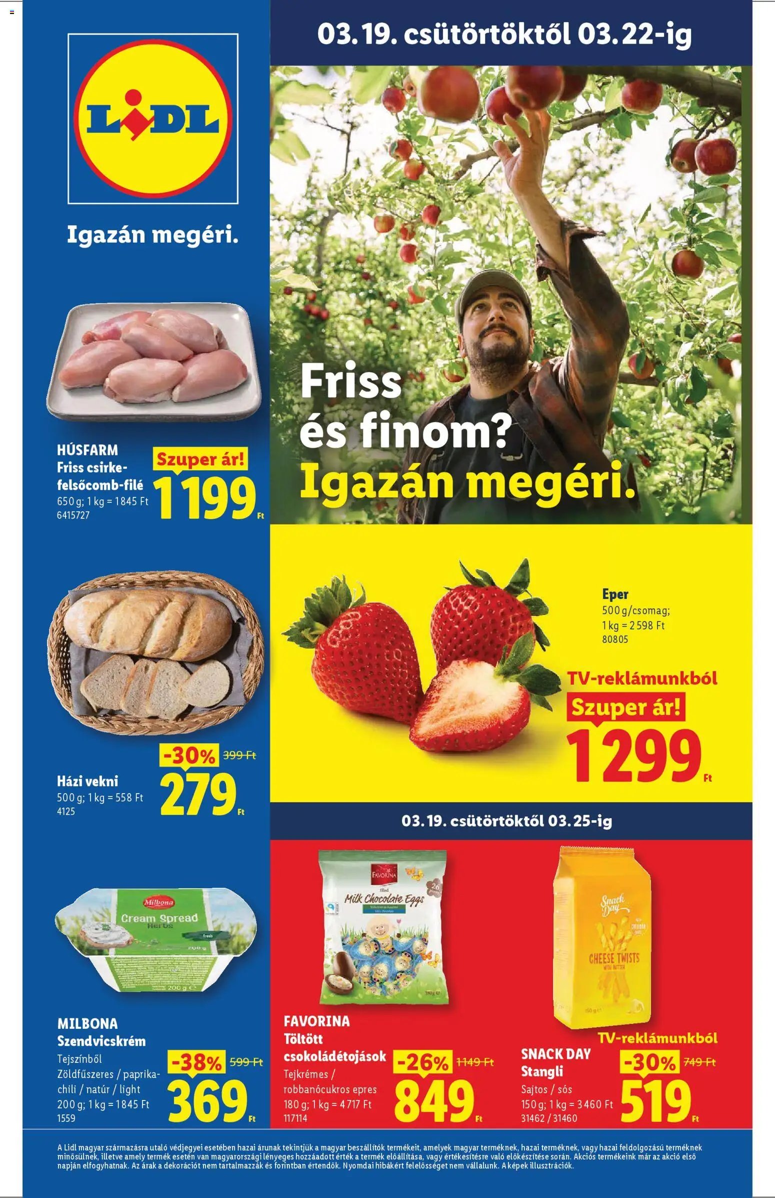 Lidl újság 2026.03.19. Lidl akciós újság (2026-03-19 - 2026-03-25)