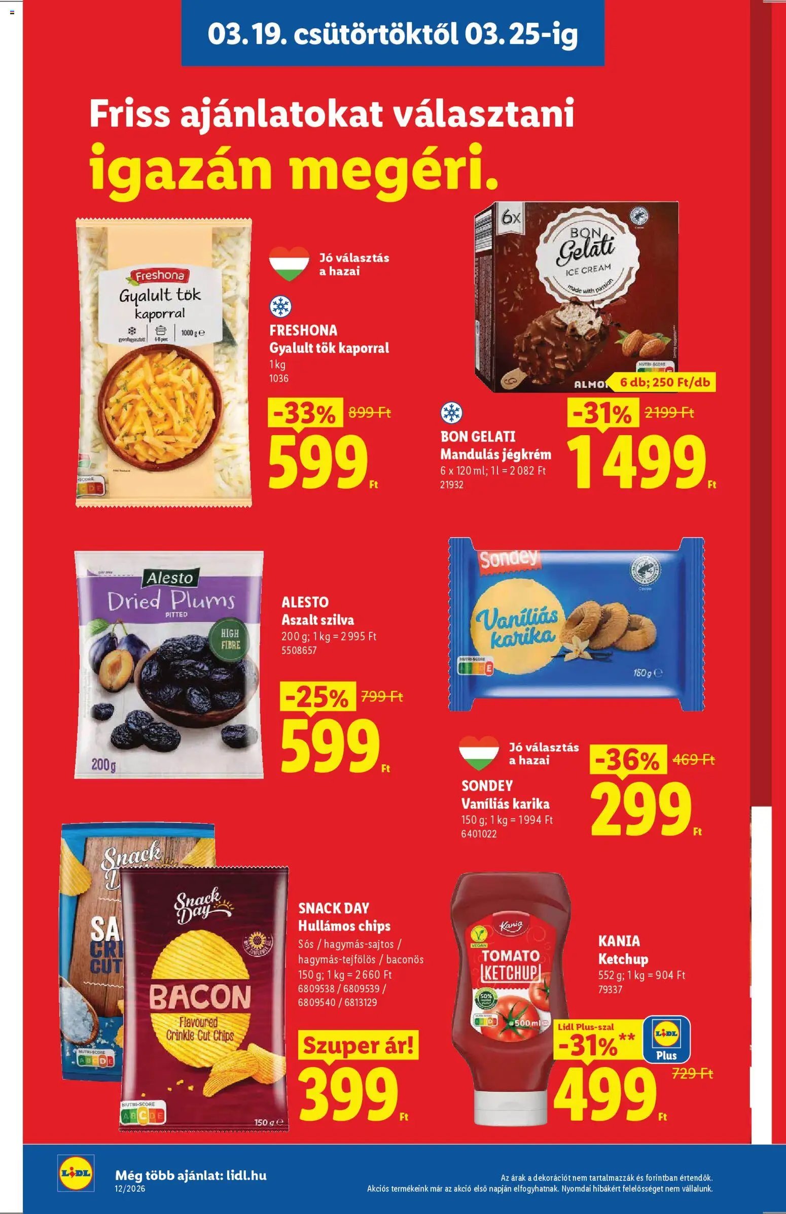 Lidl újság 2026.03.19. Lidl akciós újság (2026-03-19 - 2026-03-25)