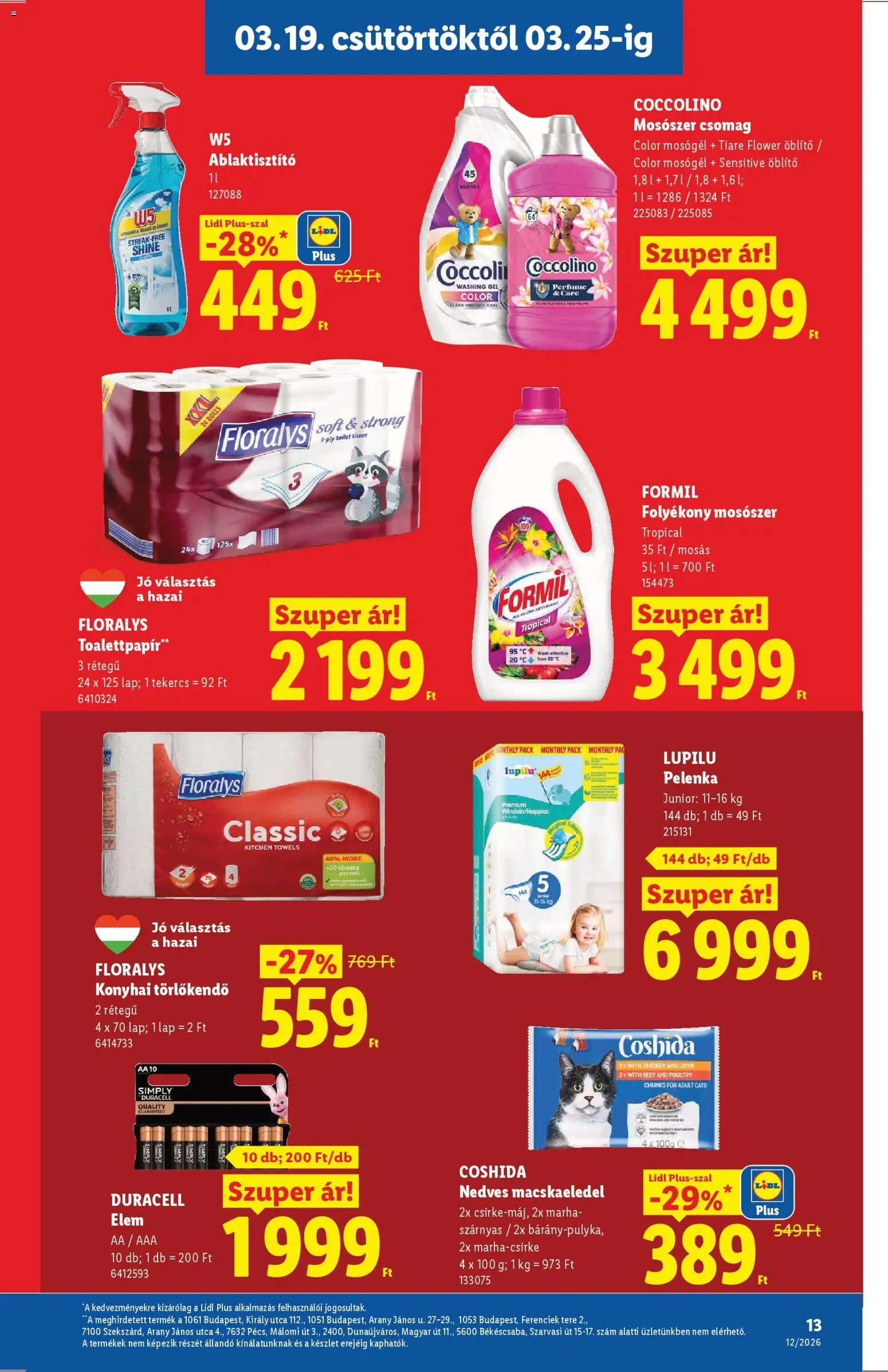 Lidl újság 2026.03.19. Lidl akciós újság (2026-03-19 - 2026-03-25)