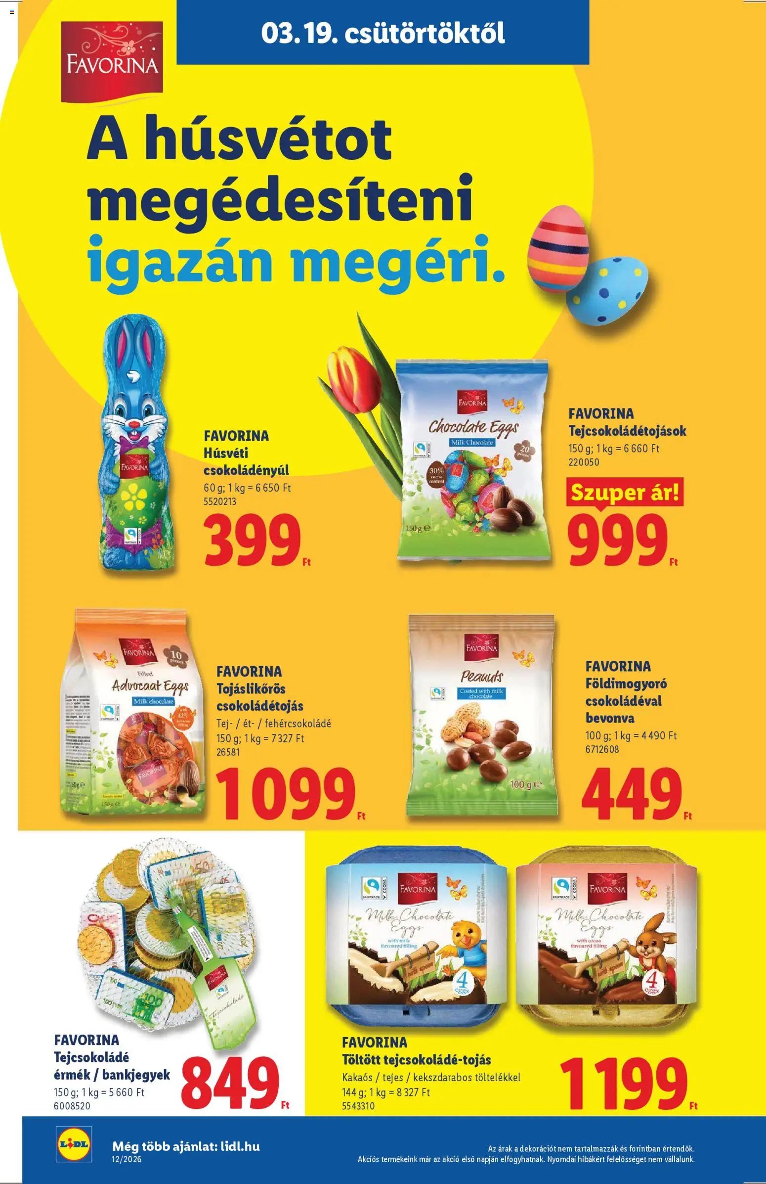 Lidl újság 2026.03.19. Lidl akciós újság (2026-03-19 - 2026-03-25)