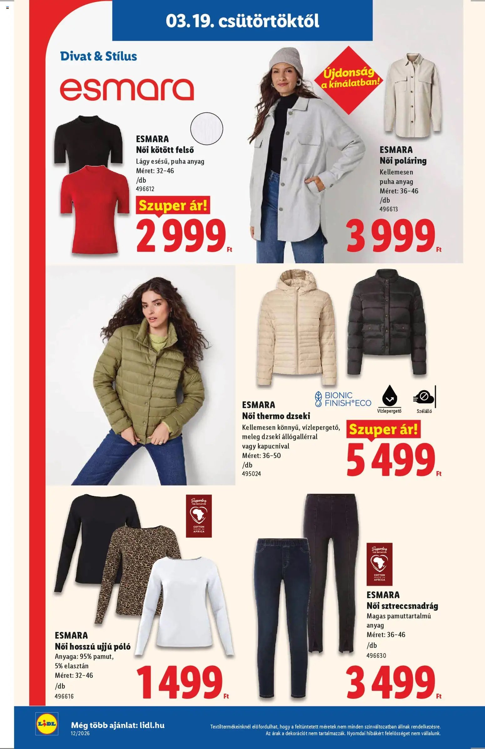 Lidl újság 2026.03.19. Lidl akciós újság (2026-03-19 - 2026-03-25)