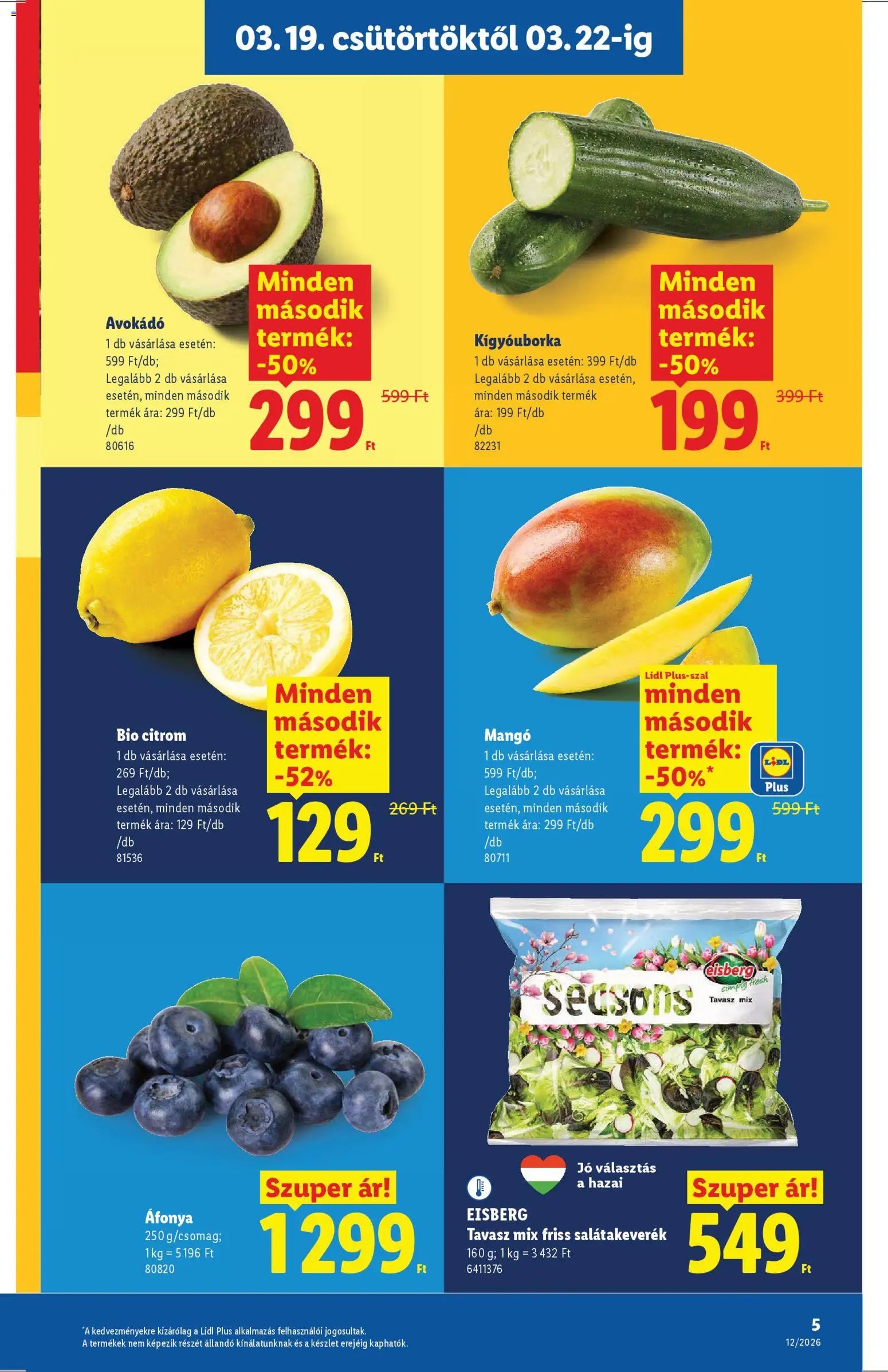 Lidl újság 2026.03.19. Lidl akciós újság (2026-03-19 - 2026-03-25)
