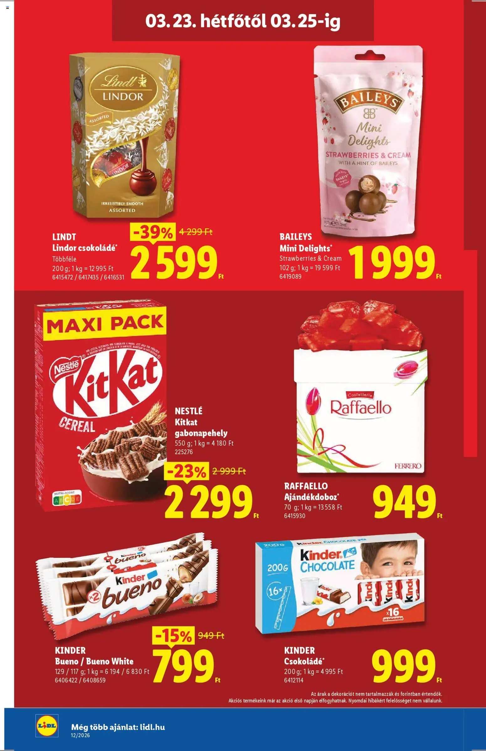 Lidl újság 2026.03.19. Lidl akciós újság (2026-03-19 - 2026-03-25)
