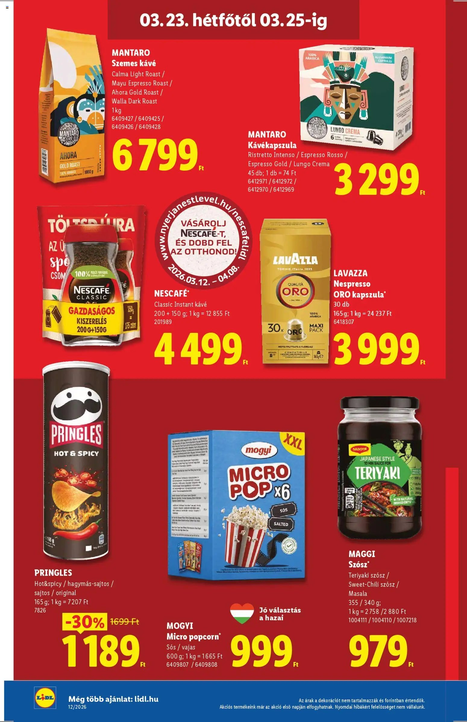 Lidl újság 2026.03.19. Lidl akciós újság (2026-03-19 - 2026-03-25)