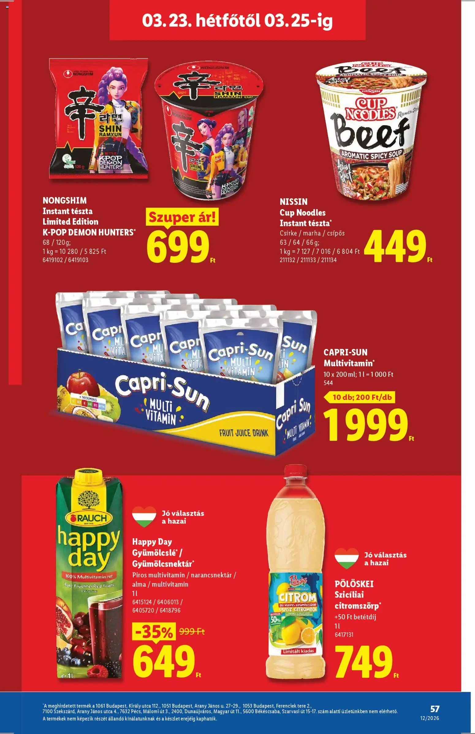 Lidl újság 2026.03.19. Lidl akciós újság (2026-03-19 - 2026-03-25)