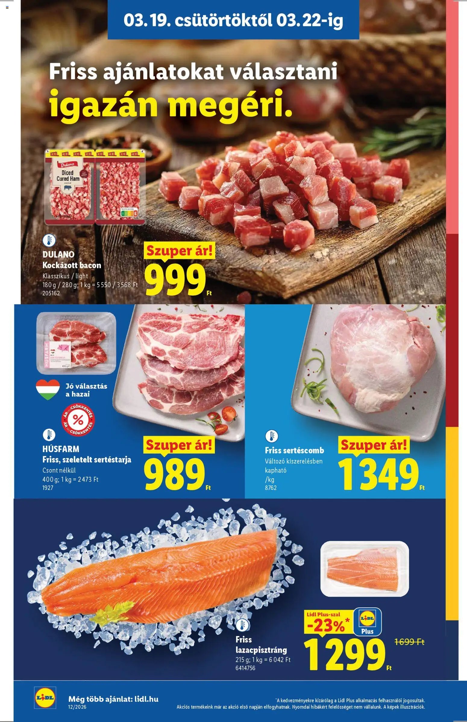 Lidl újság 2026.03.19. Lidl akciós újság (2026-03-19 - 2026-03-25)