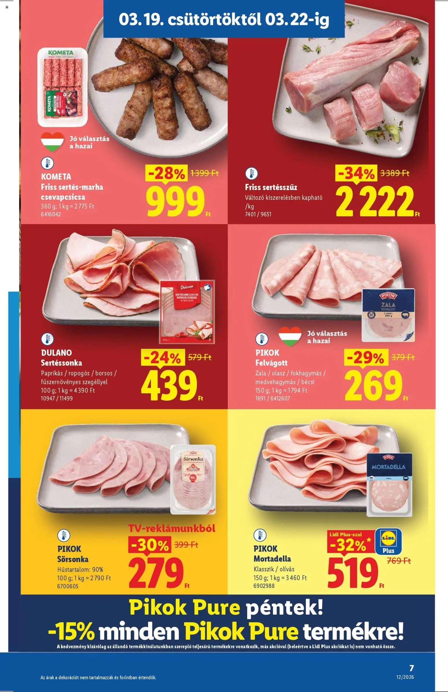 Lidl újság 2026.03.19. Lidl akciós újság (2026-03-19 - 2026-03-25)
