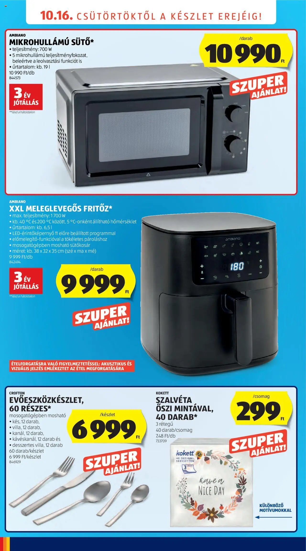 Aldi újság 2025.10.16. Üzletnyitás: Budapest (2025-10-16 - 2025-10-18)