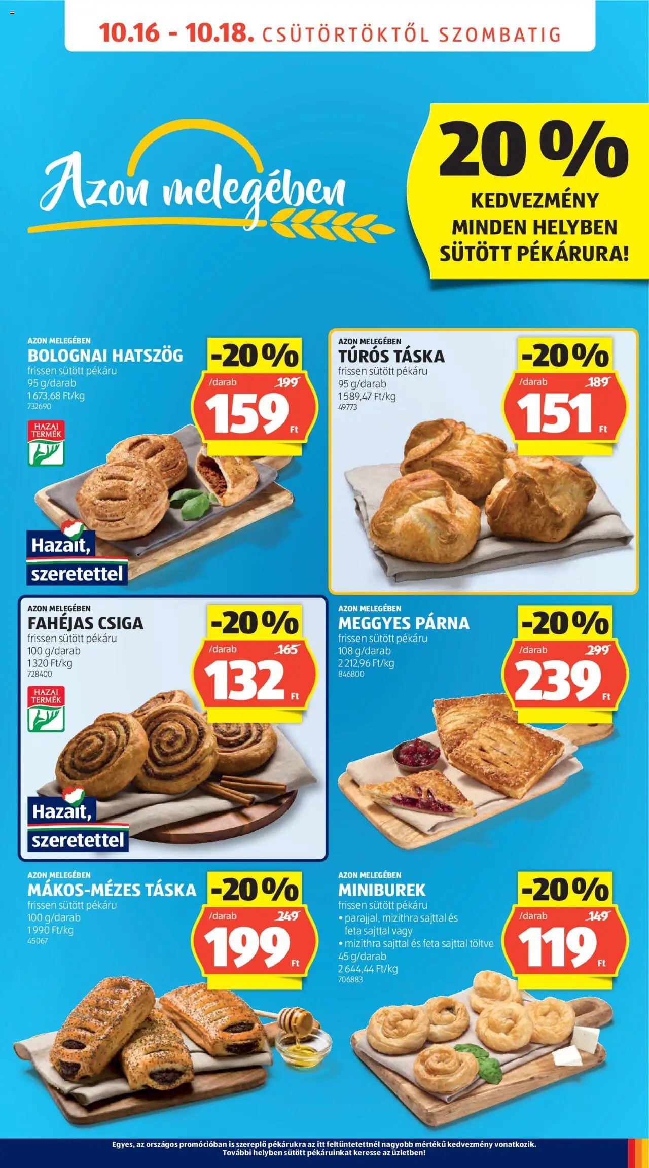 Aldi újság 2025.10.16. Üzletnyitás: Budapest (2025-10-16 - 2025-10-18)