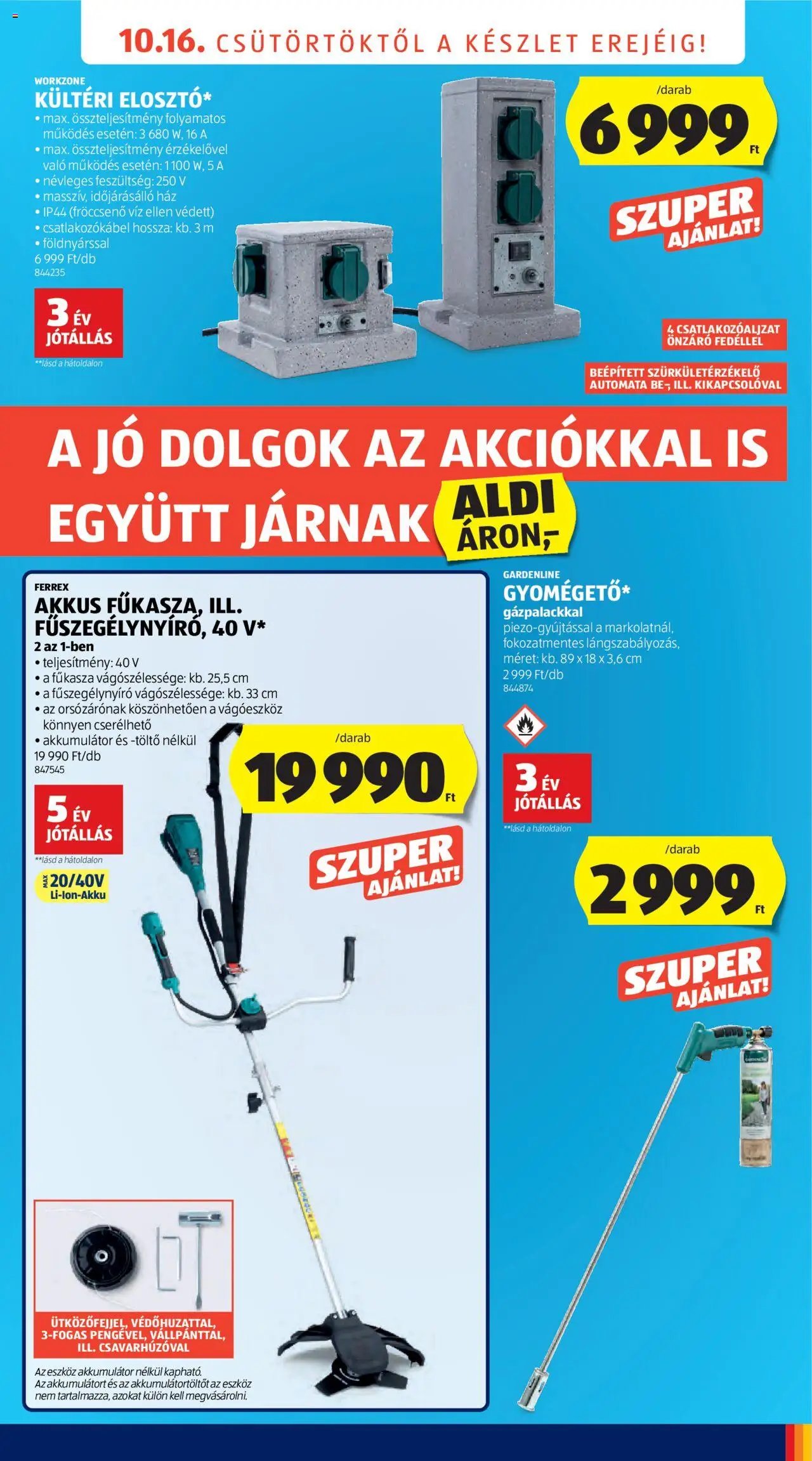 Aldi újság 2025.10.16. Üzletnyitás: Budapest (2025-10-16 - 2025-10-18)