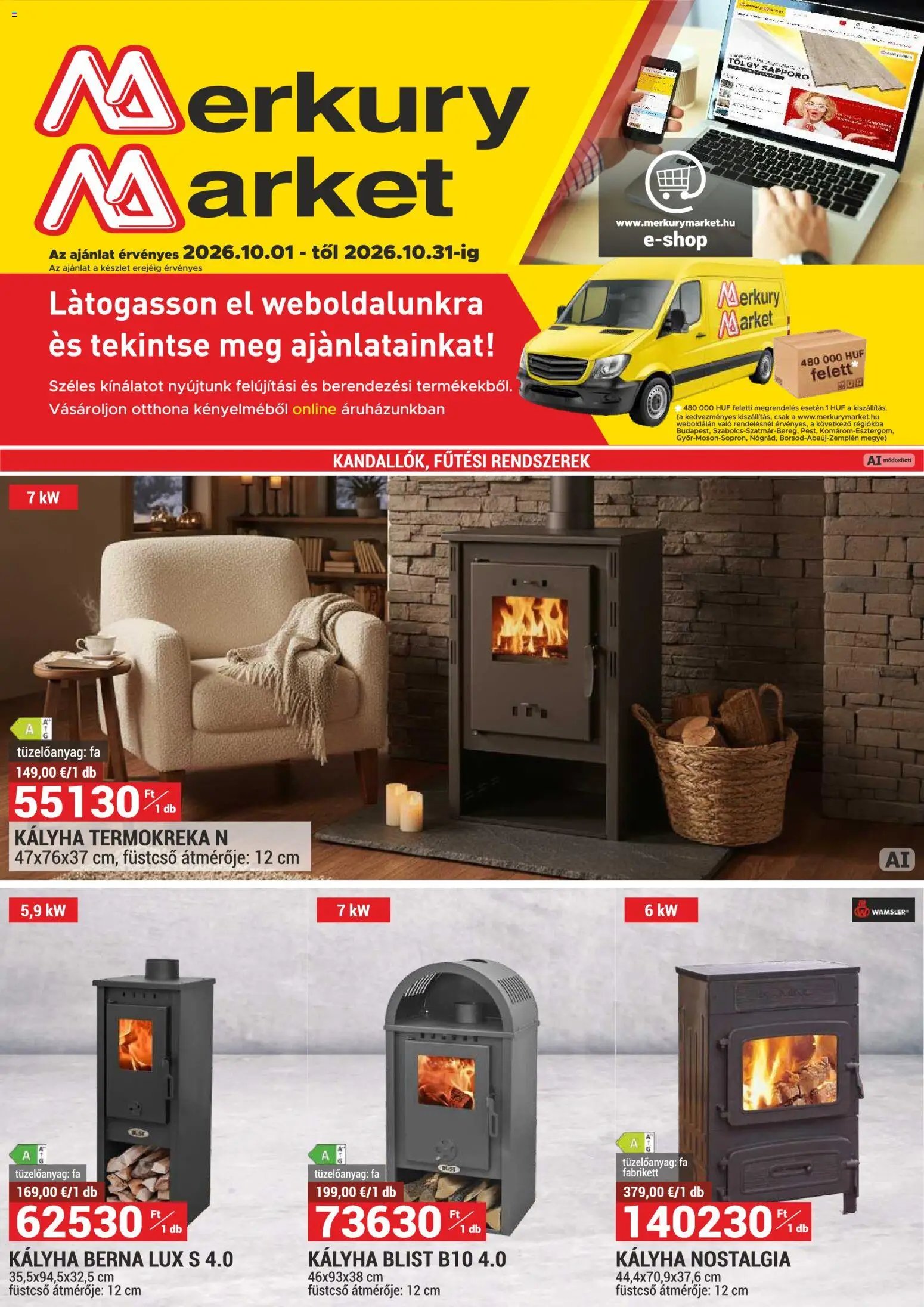 Merkury Market újság 2026.10.01. Merkury Market akciós újság