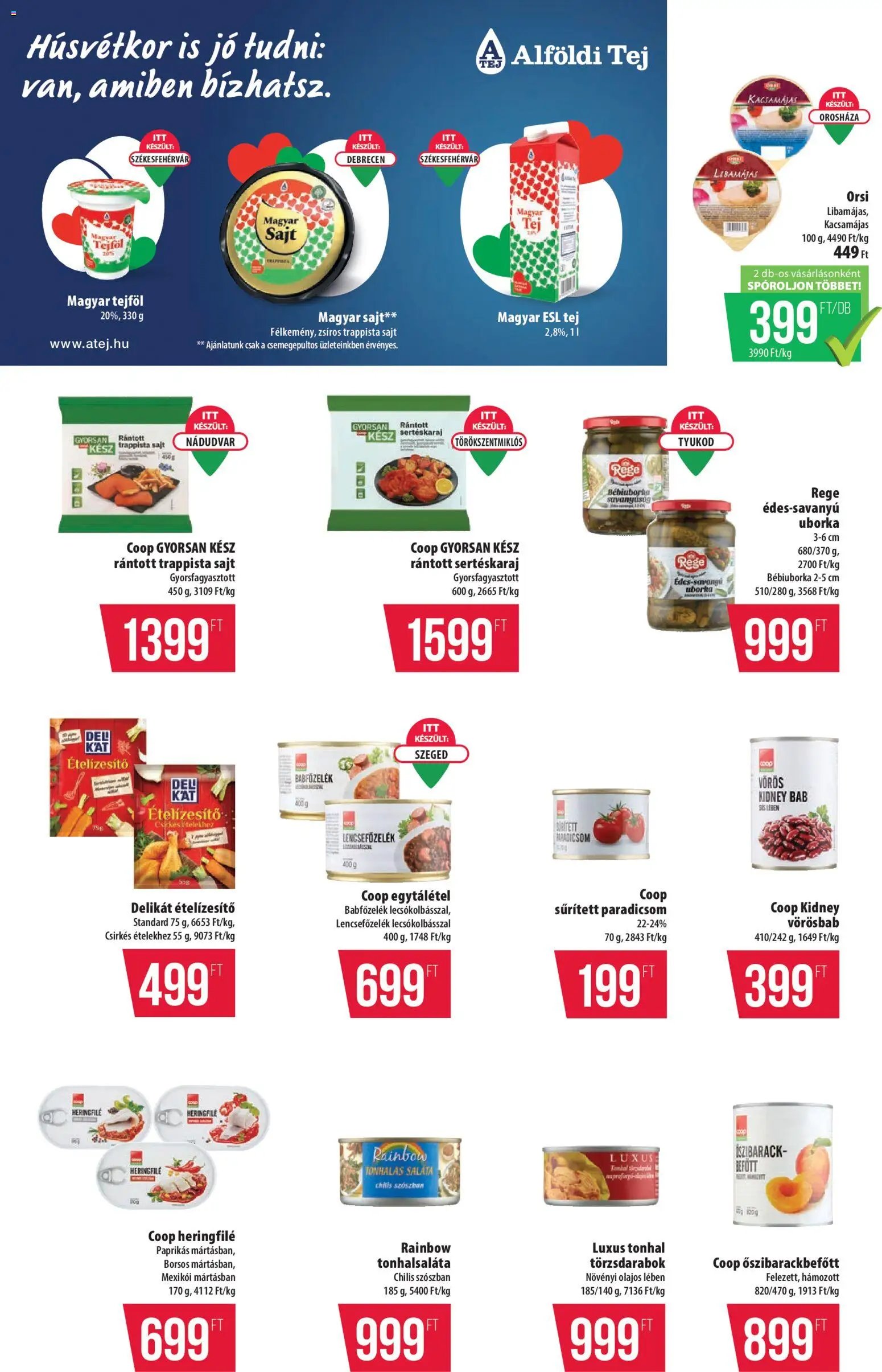 COOP újság 2026.04.02. COOP - Szuper Plus / Alföld Pro-Coop Zrt. (2026-04-02 - 2026-04-08)