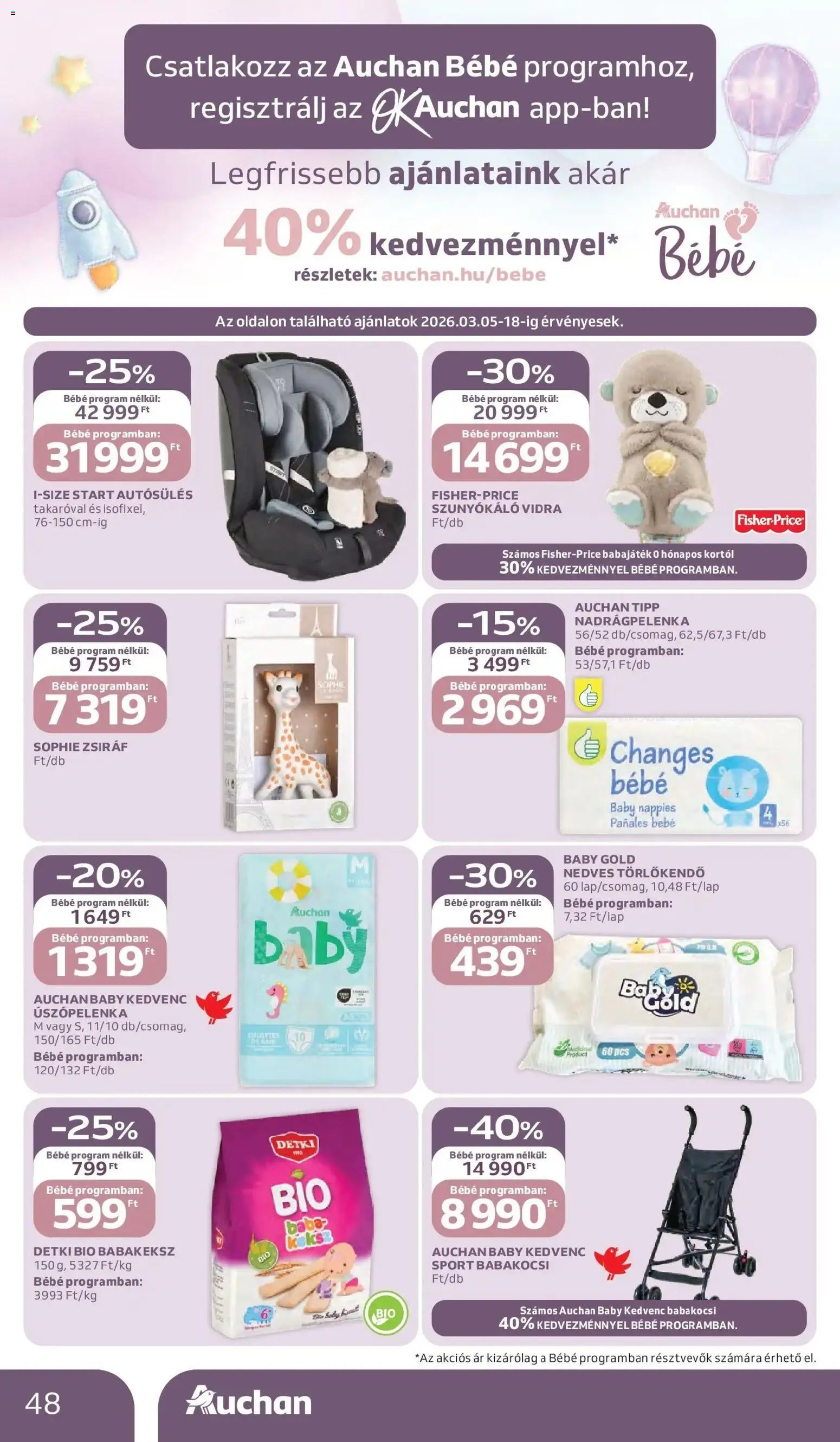 Auchan újság 2026.03.05. Auchan akciós újság Szeged (2026-03-05 - 2026-03-11)