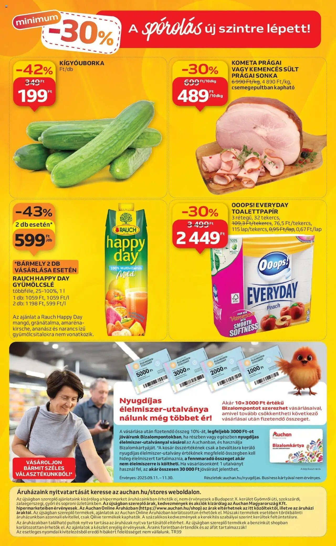 Auchan újság 2025.09.25. Székesfehérvár Akciós újság Auchan (2025-09-25 - 2025-10-01)