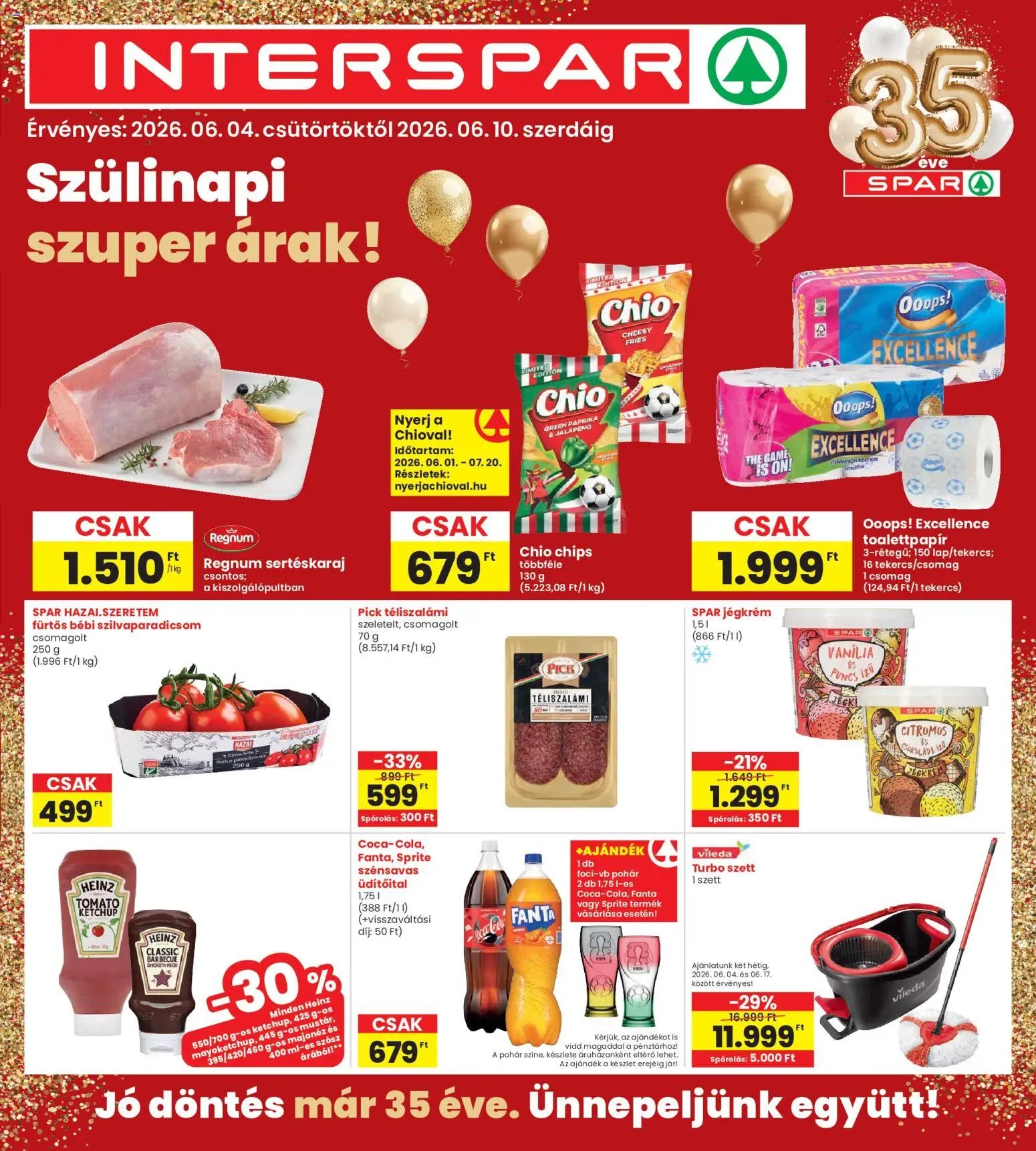 Interspar újság 2026.06.04. Interspar akciós újság