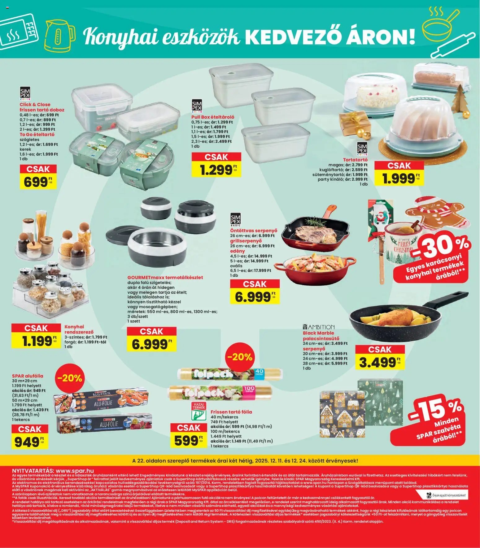 Interspar újság 2025.12.11. Akciós újság Interspar (2025-12-11 - 2025-12-17)