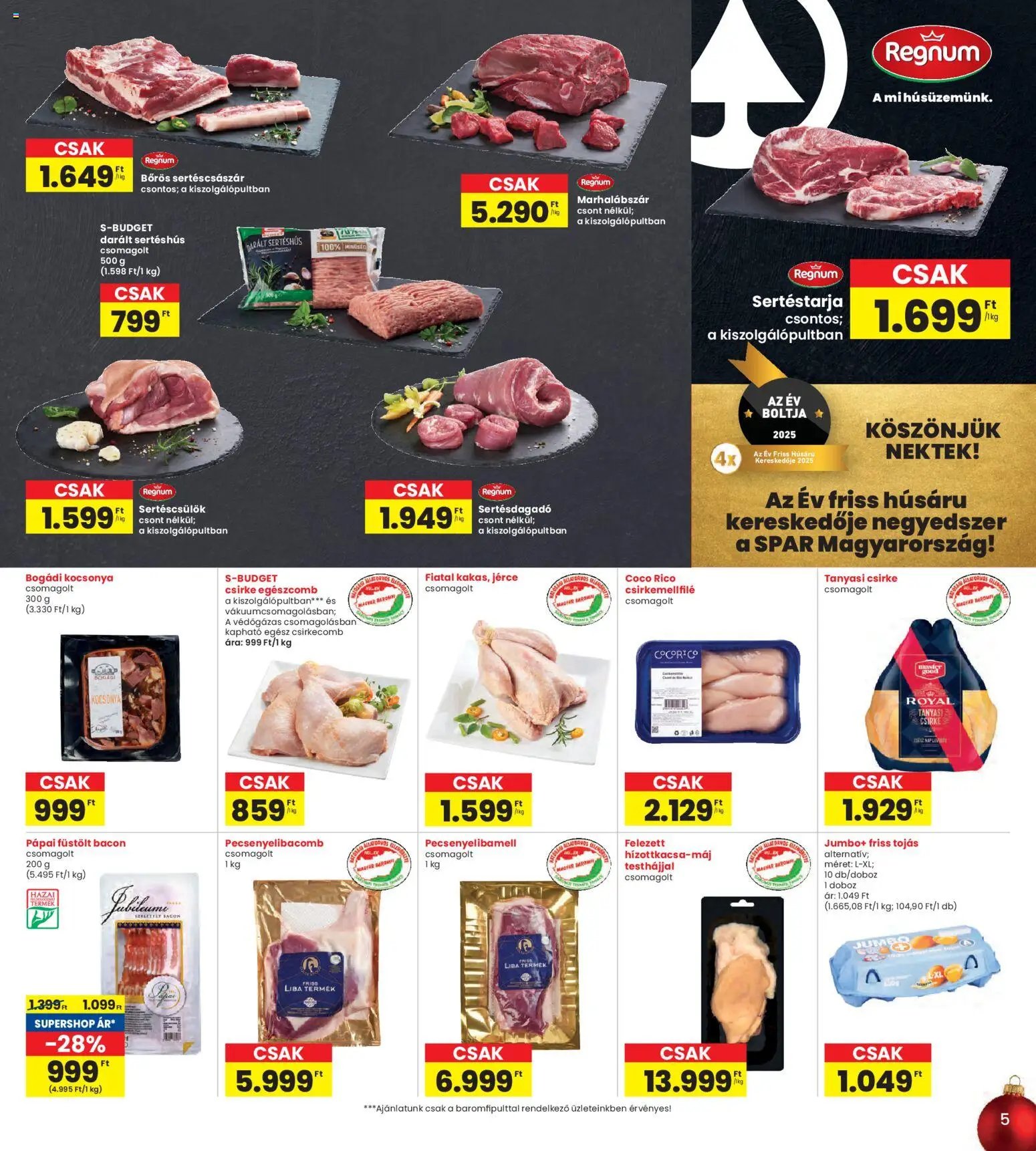 Interspar újság 2025.12.11. Akciós újság Interspar (2025-12-11 - 2025-12-17)