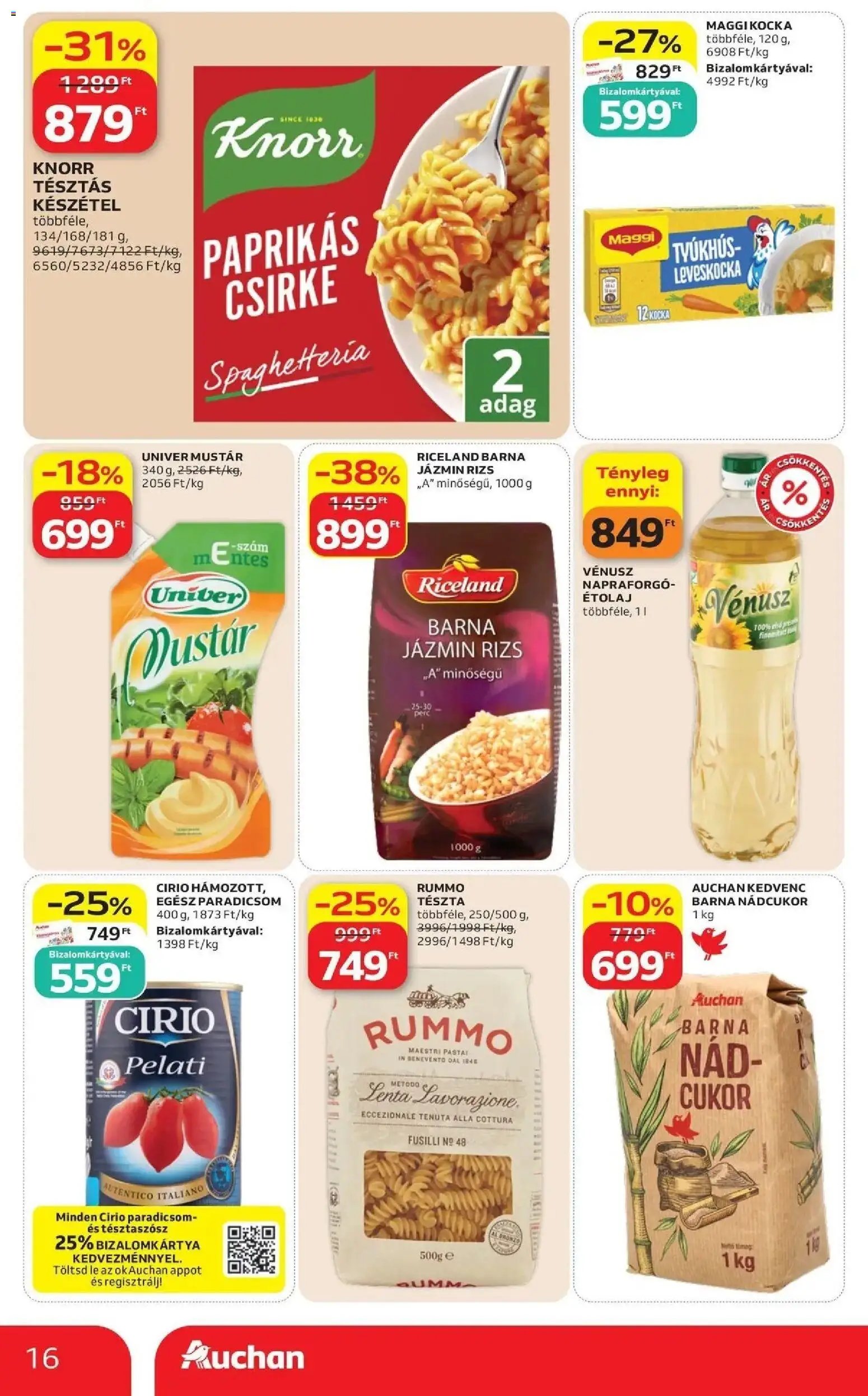 Auchan akciós újság Szeged 2026.10.29. - lapozható formában szórólap ✳️