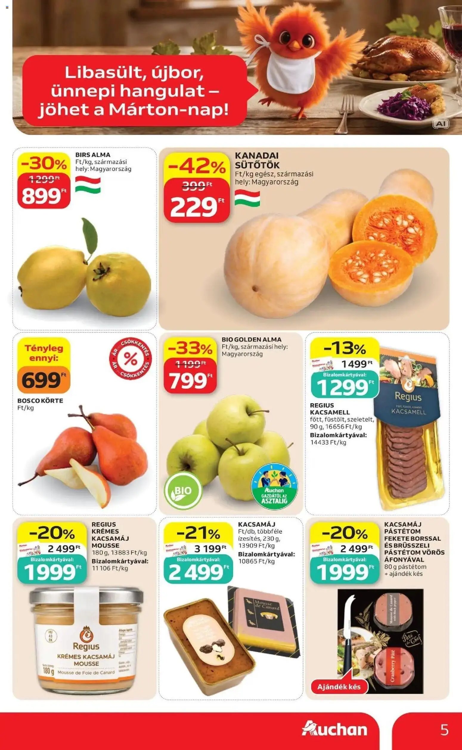 Auchan akciós újság Szeged 2026.10.29. - lapozható formában szórólap ✳️