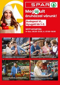 Spar újság 2025.12.04. Üzlet megújulás BP. Nyugati tér (2025-12-04 - 2025-12-10)