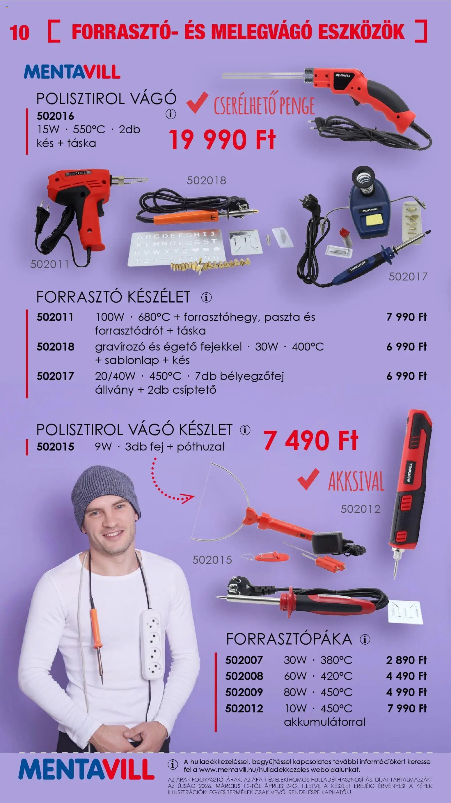 Mentavill újság 2026.03.12. Mentavill akciós újság (2026-03-12 - 2026-04-02)