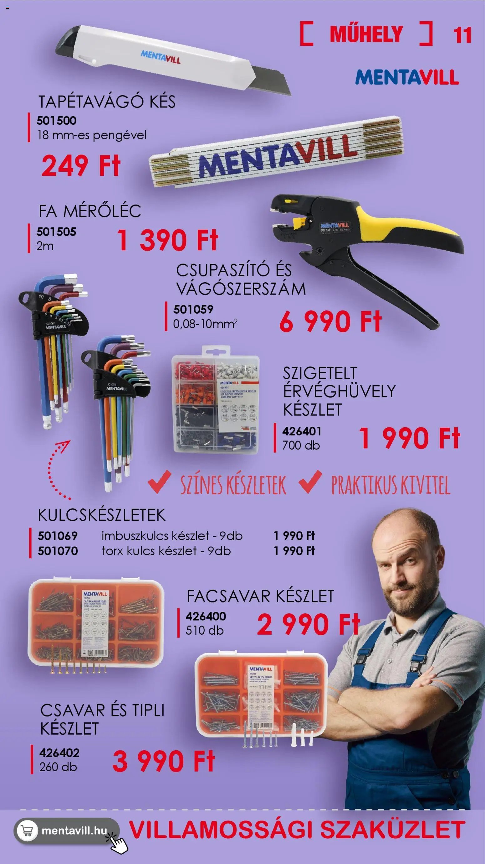 Mentavill újság 2026.03.12. Mentavill akciós újság (2026-03-12 - 2026-04-02)