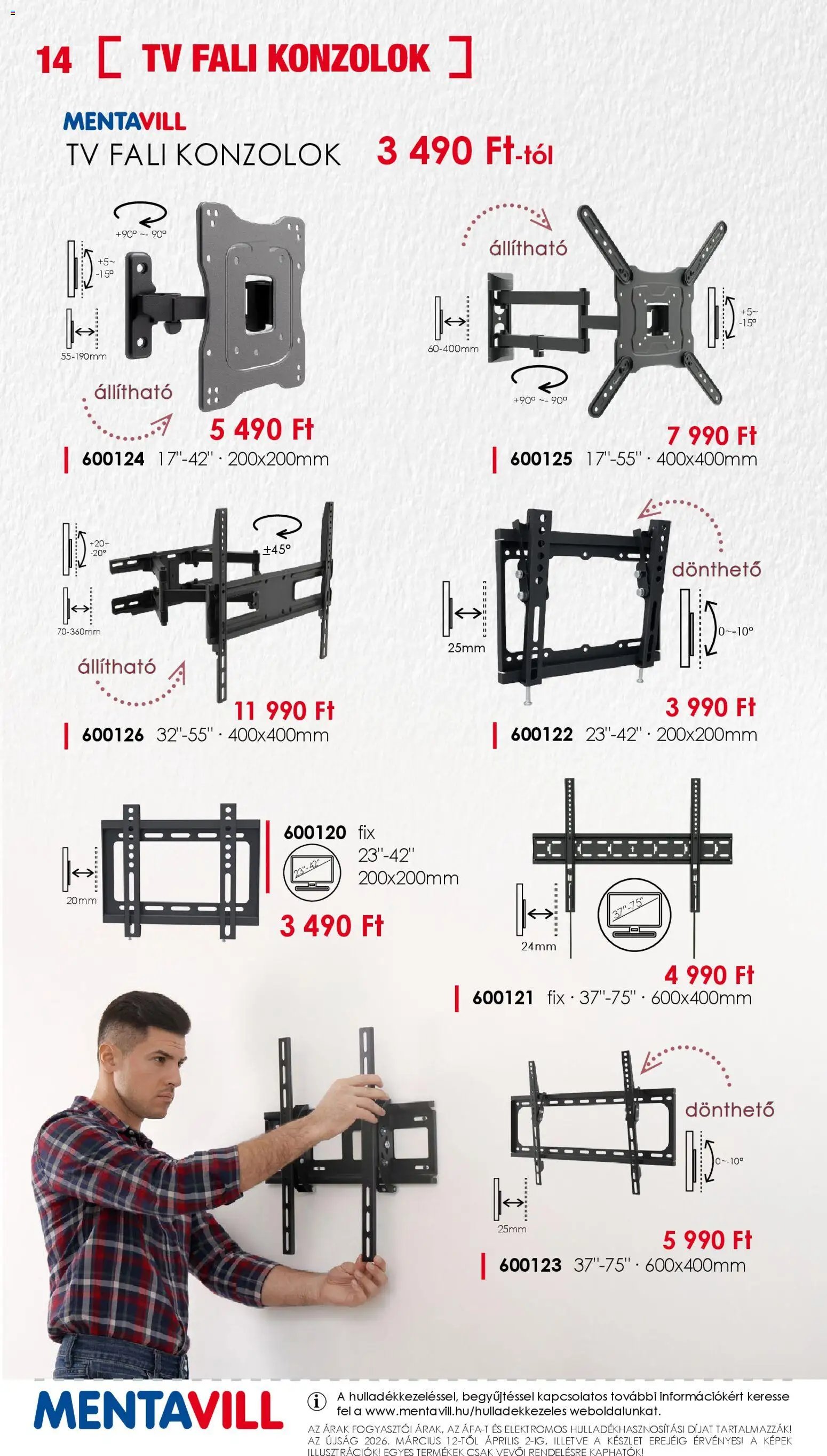 Mentavill újság 2026.03.12. Mentavill akciós újság (2026-03-12 - 2026-04-02)