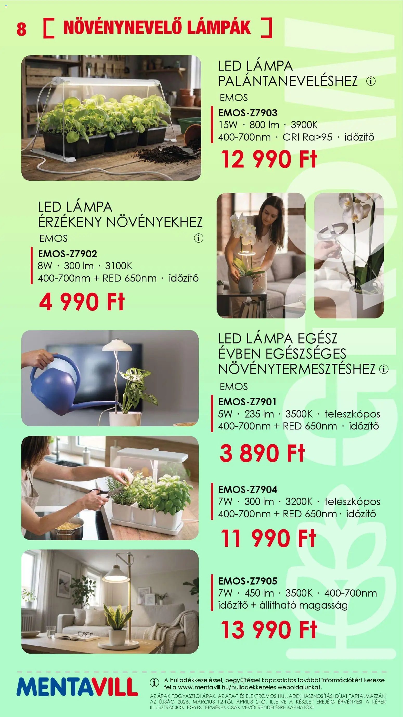 Mentavill újság 2026.03.12. Mentavill akciós újság (2026-03-12 - 2026-04-02)