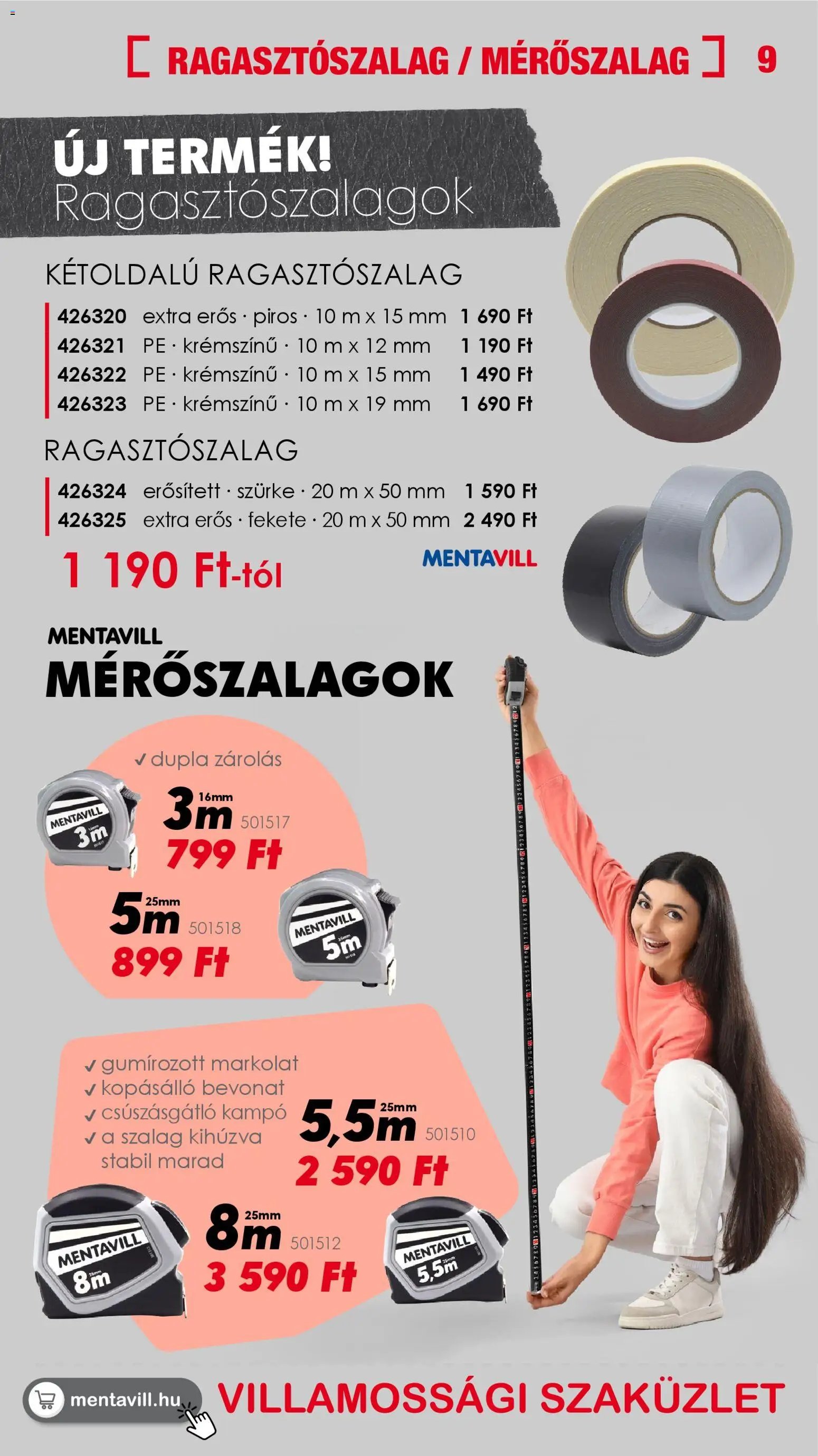 Mentavill újság 2026.03.12. Mentavill akciós újság (2026-03-12 - 2026-04-02)