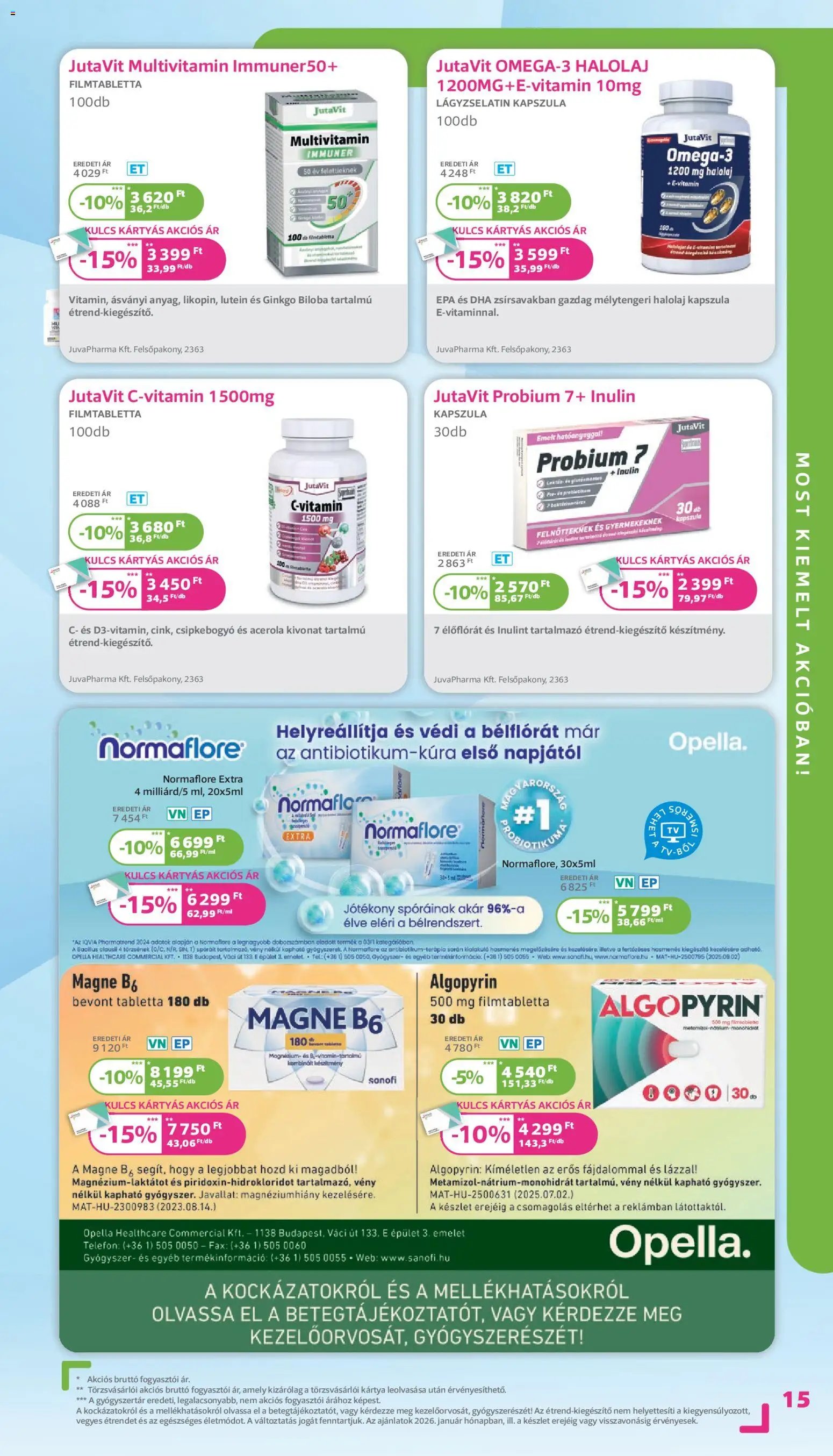 Kulcs Patika újság 2026.01.01. Akciós újság Kulcs Patika (2026-01-01 - 2026-01-31)