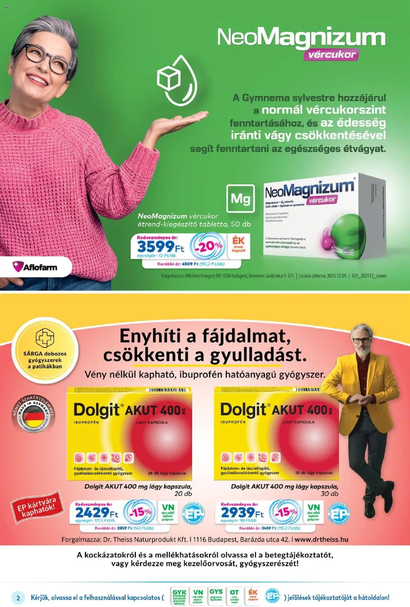 Gyöngy Patikák újság 2026.02.01. Akciós újság Gyöngy Patikák (2026-02-01 - 2026-02-28)