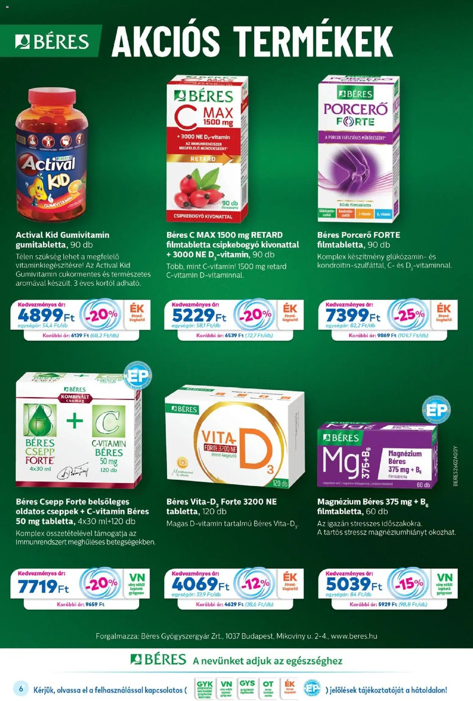 Gyöngy Patikák újság 2026.02.01. Akciós újság Gyöngy Patikák (2026-02-01 - 2026-02-28)