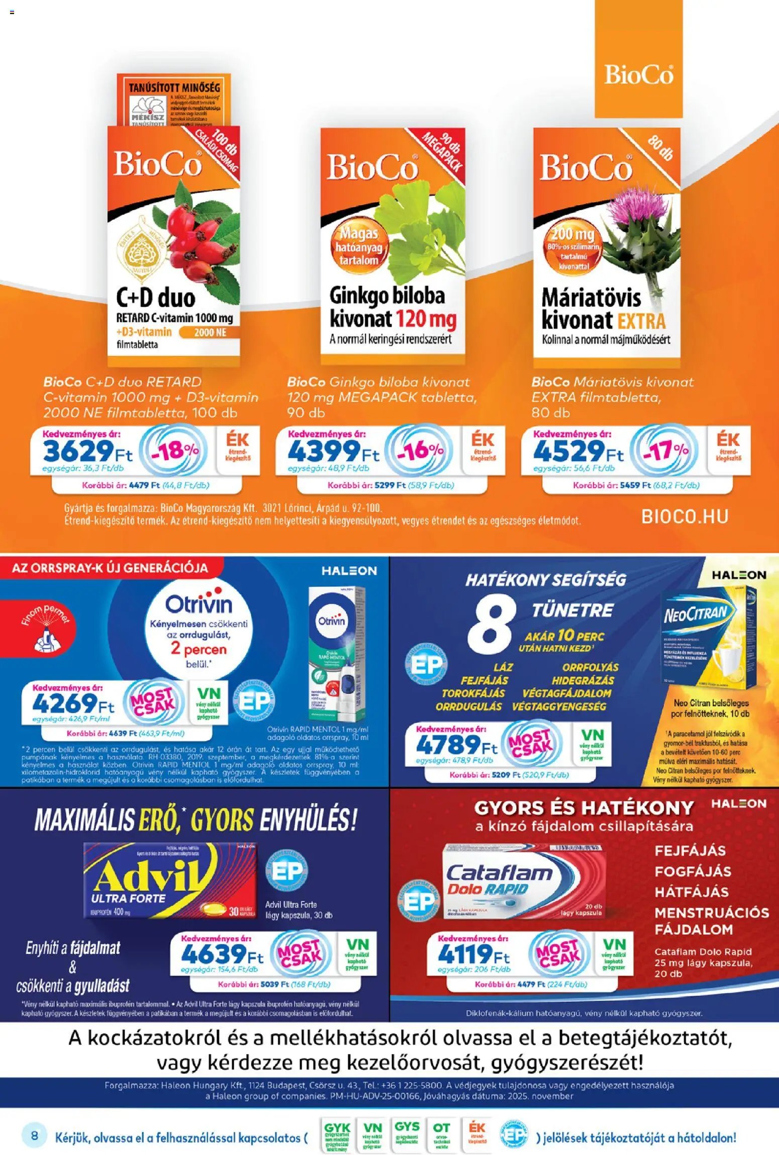 Gyöngy Patikák újság 2026.02.01. Akciós újság Gyöngy Patikák (2026-02-01 - 2026-02-28)