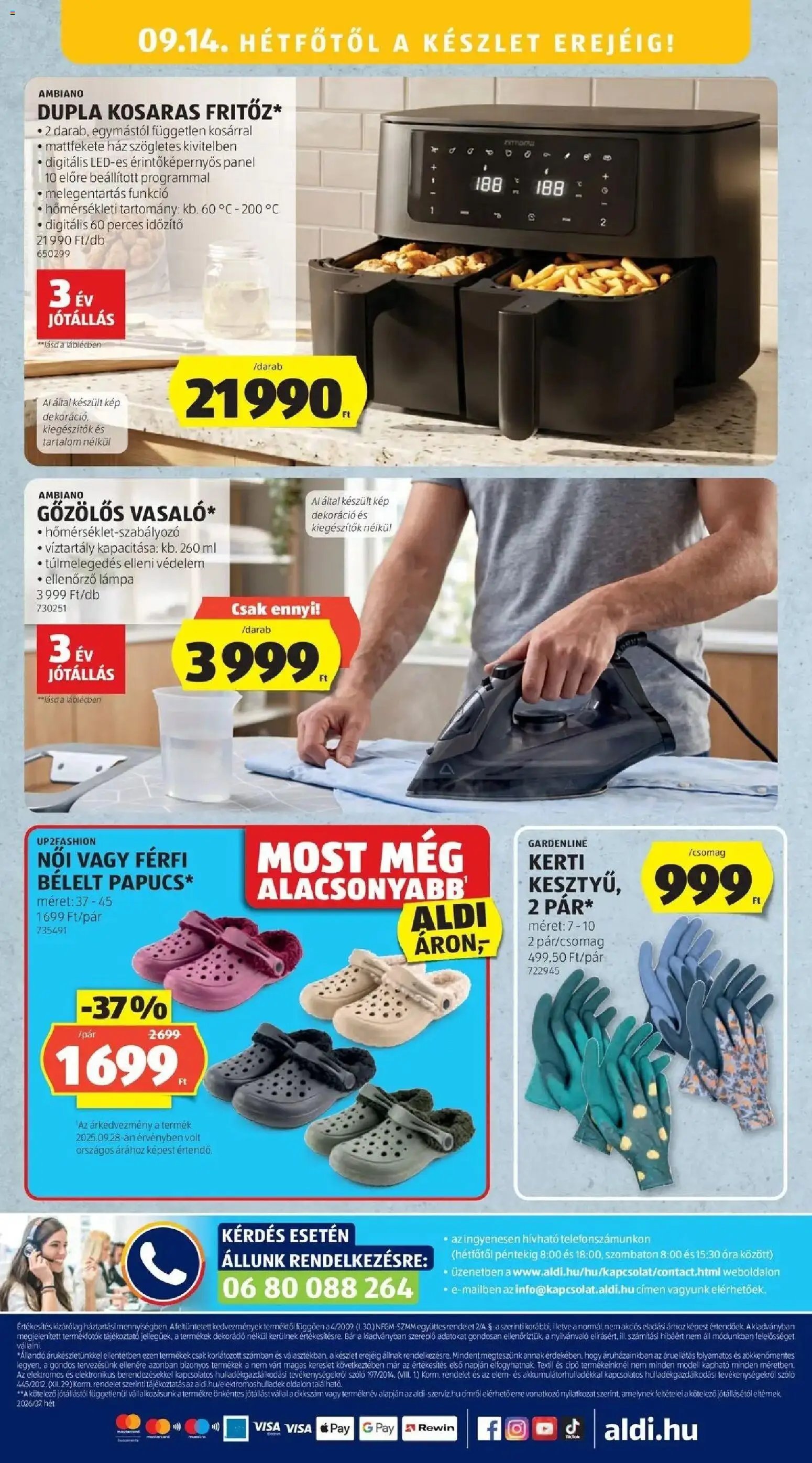 Aldi újság 2026.09.05. Aldi aktuális akciós újság
