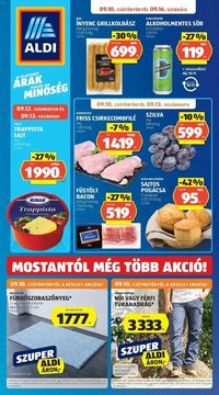 Aldi újság 2026.09.05. Aldi aktuális akciós újság