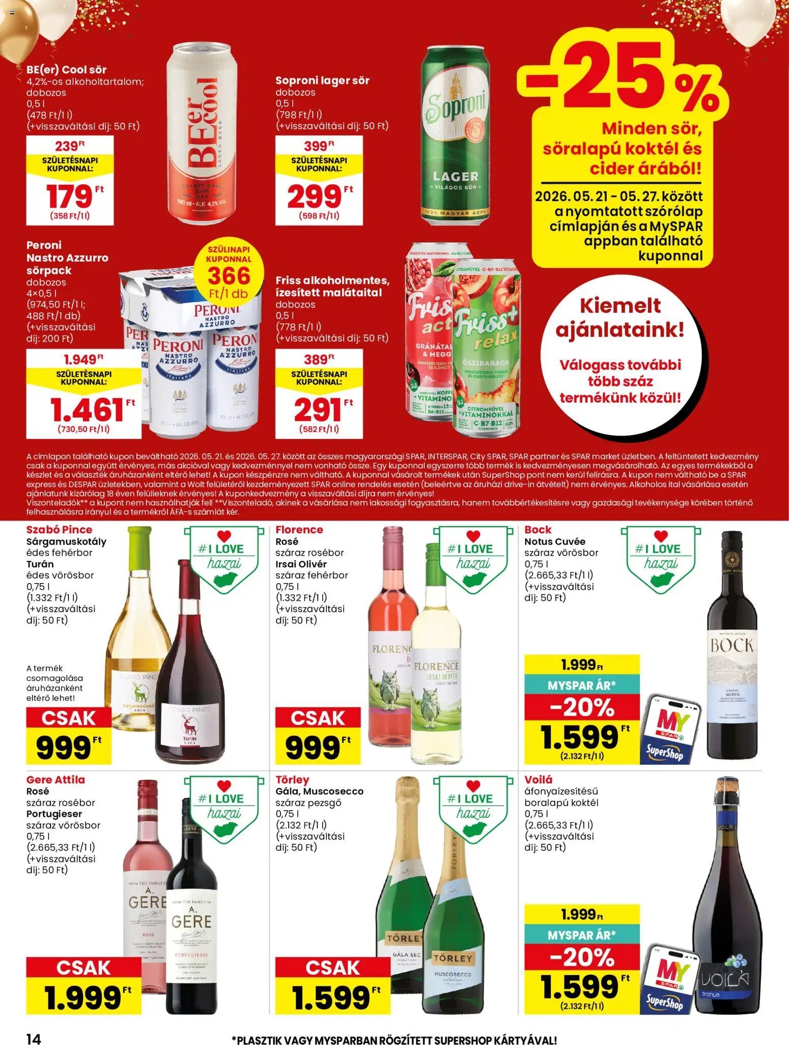 Spar újság 2026.05.21. Spar akciós újság (2026-05-21 - 2026-05-27)