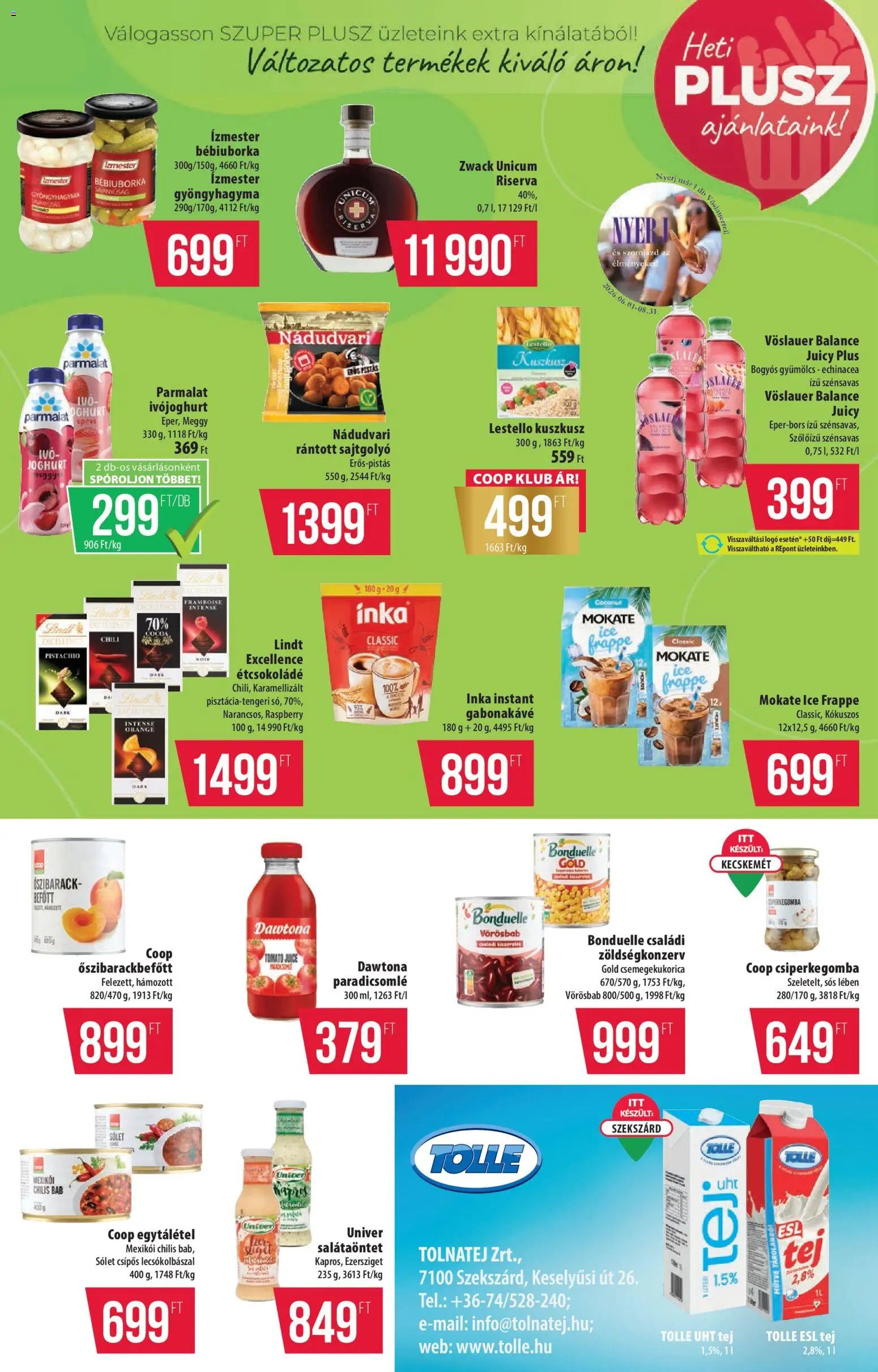 COOP újság 2026.06.04. COOP - Szuper Plusz / Tisza (2026-06-04 - 2026-06-10)