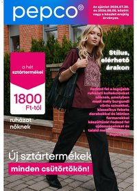 Pepco újság 2026.07.30. Pepco akciós újság