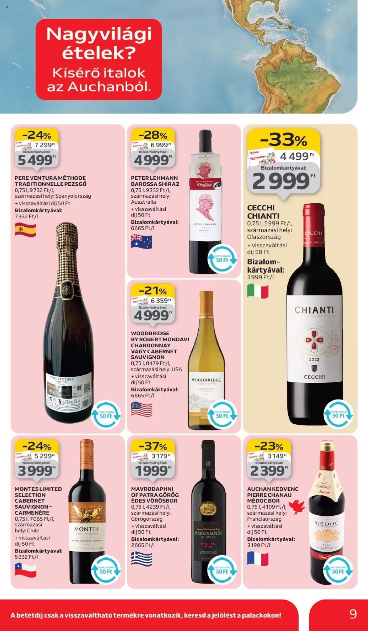 Auchan újság 2025.09.11. Hipermarket nemzetközi konyha ajánlataink (2025-09-11 - 2025-09-24)
