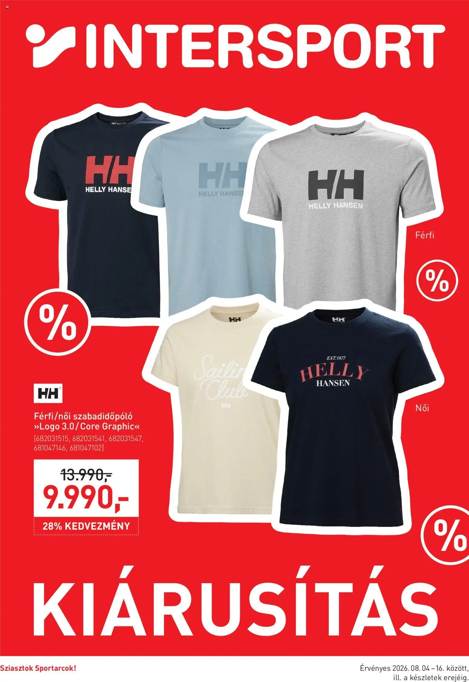 Intersport újság 2026.08.04. Intersport akciós újság