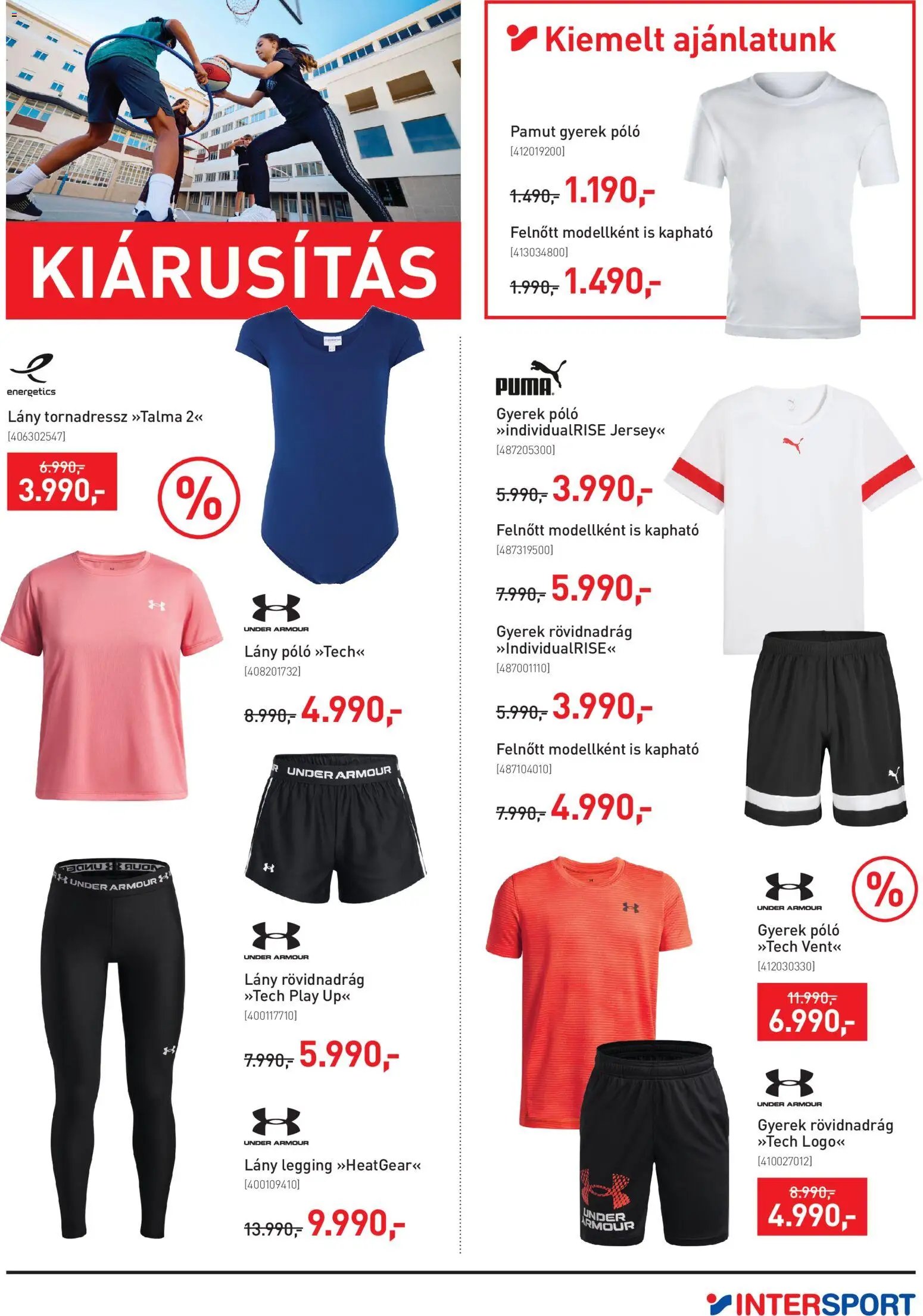 Intersport újság 2026.08.04. Intersport akciós újság