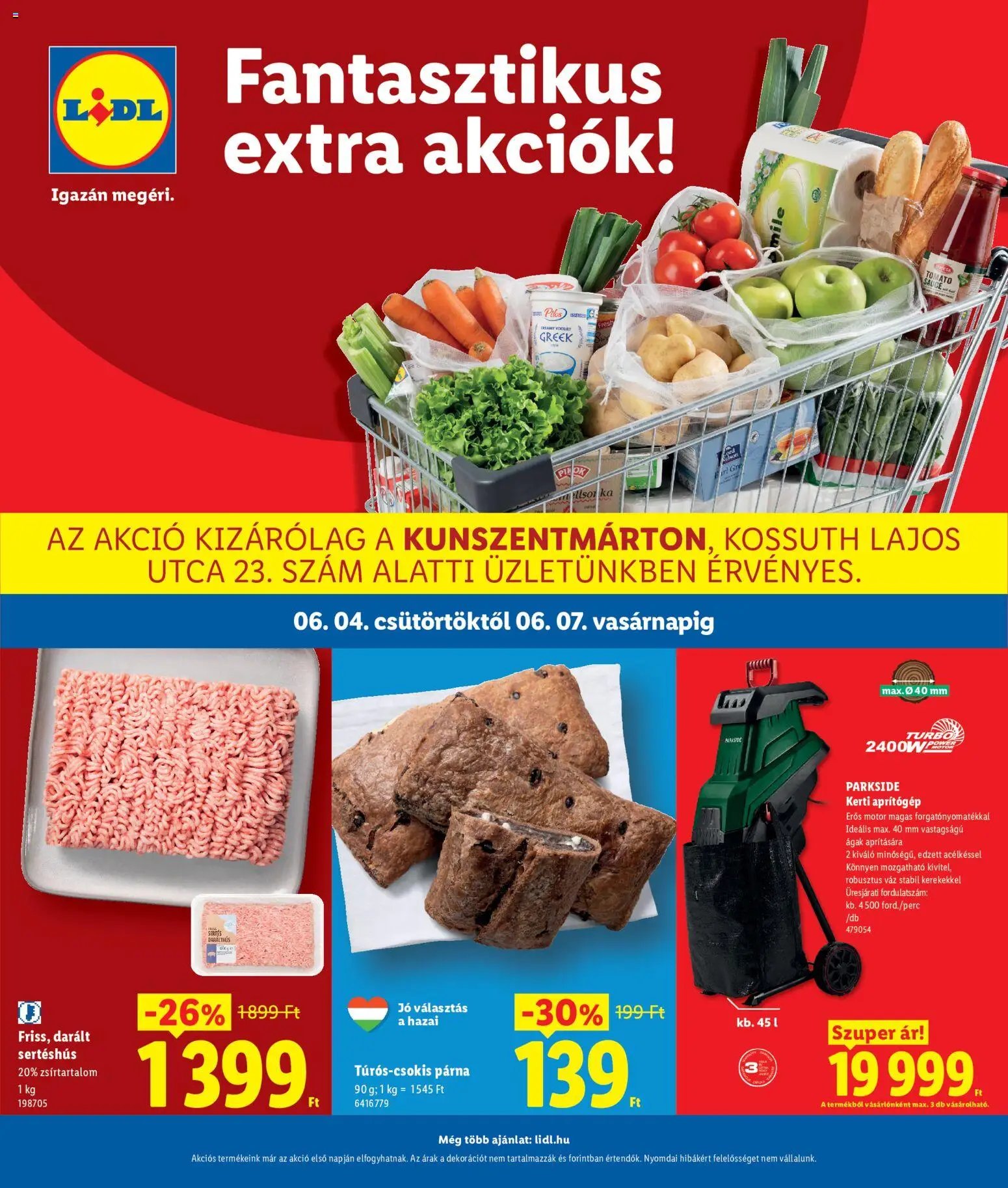Lidl újság 2026.06.04. Lidl Kunszentmárton