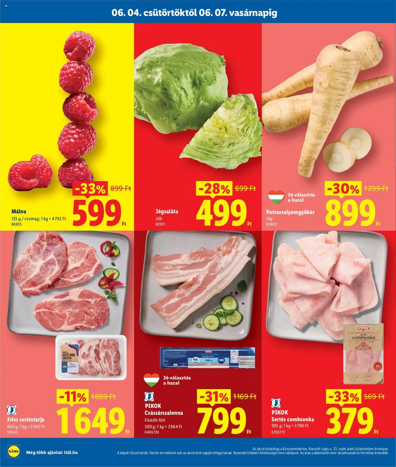 Lidl újság 2026.06.04. Lidl Kunszentmárton