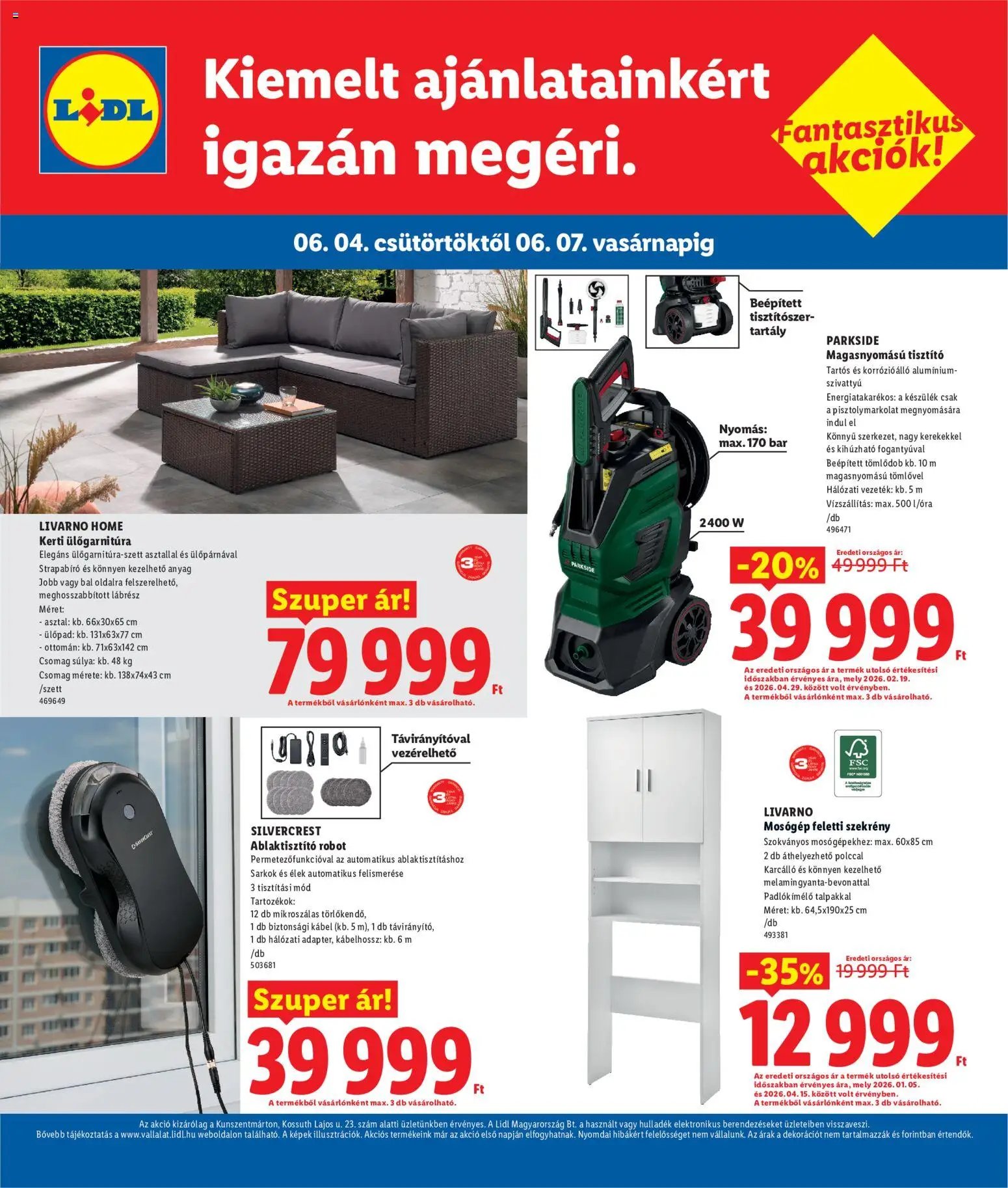 Lidl újság 2026.06.04. Lidl Kunszentmárton