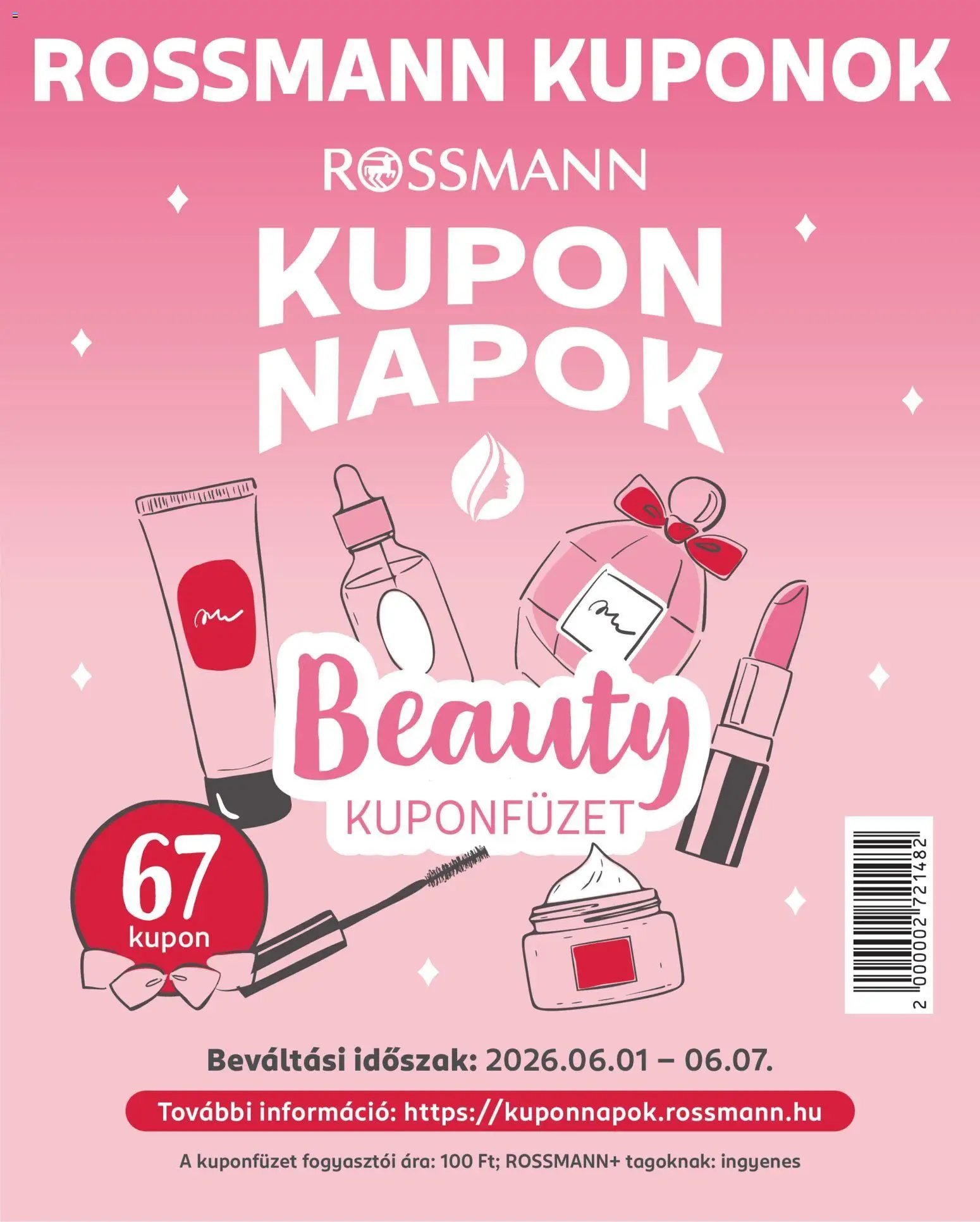 Rossmann újság 2026.06.01. Rossmann Kupon Napok (2026-06-01 - 2026-06-07)