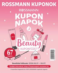 Rossmann újság 2026.06.01. Rossmann Kupon Napok (2026-06-01 - 2026-06-07)